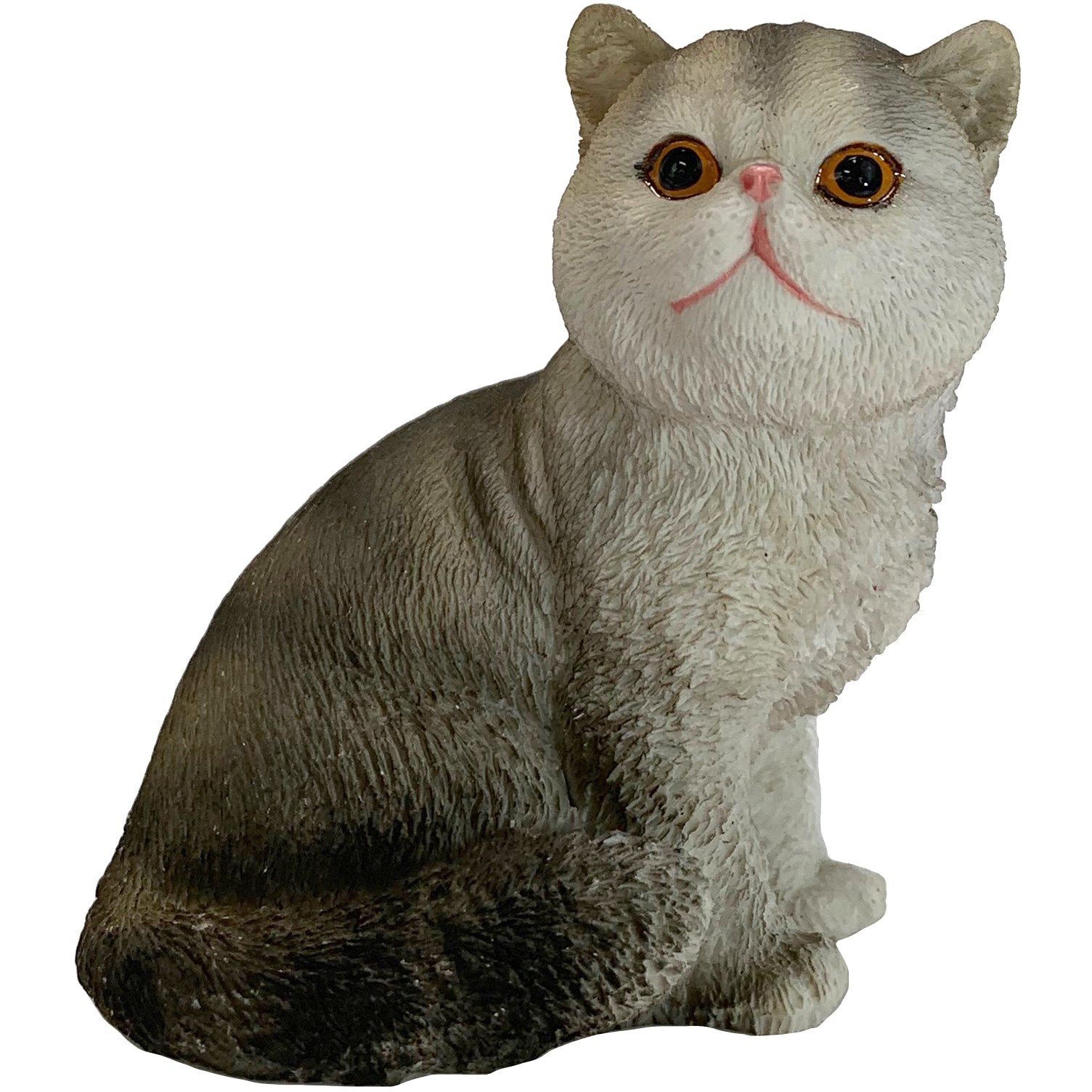 Premium Calico Exotic Shorthair Cat Sculpture – Handcrafted Masterpiece