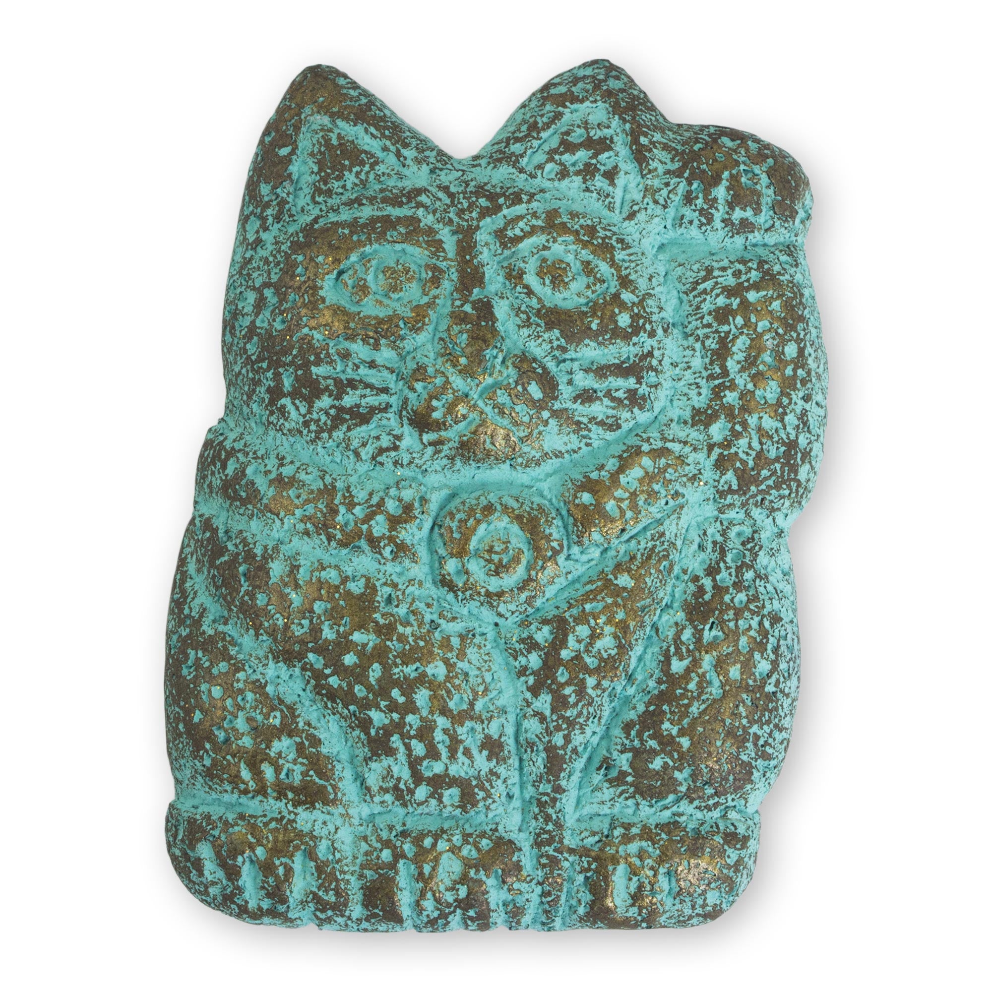 Premium Maneki Neko Japanese Lucky Cat Magnet - Handcrafted Recycled Paper Design