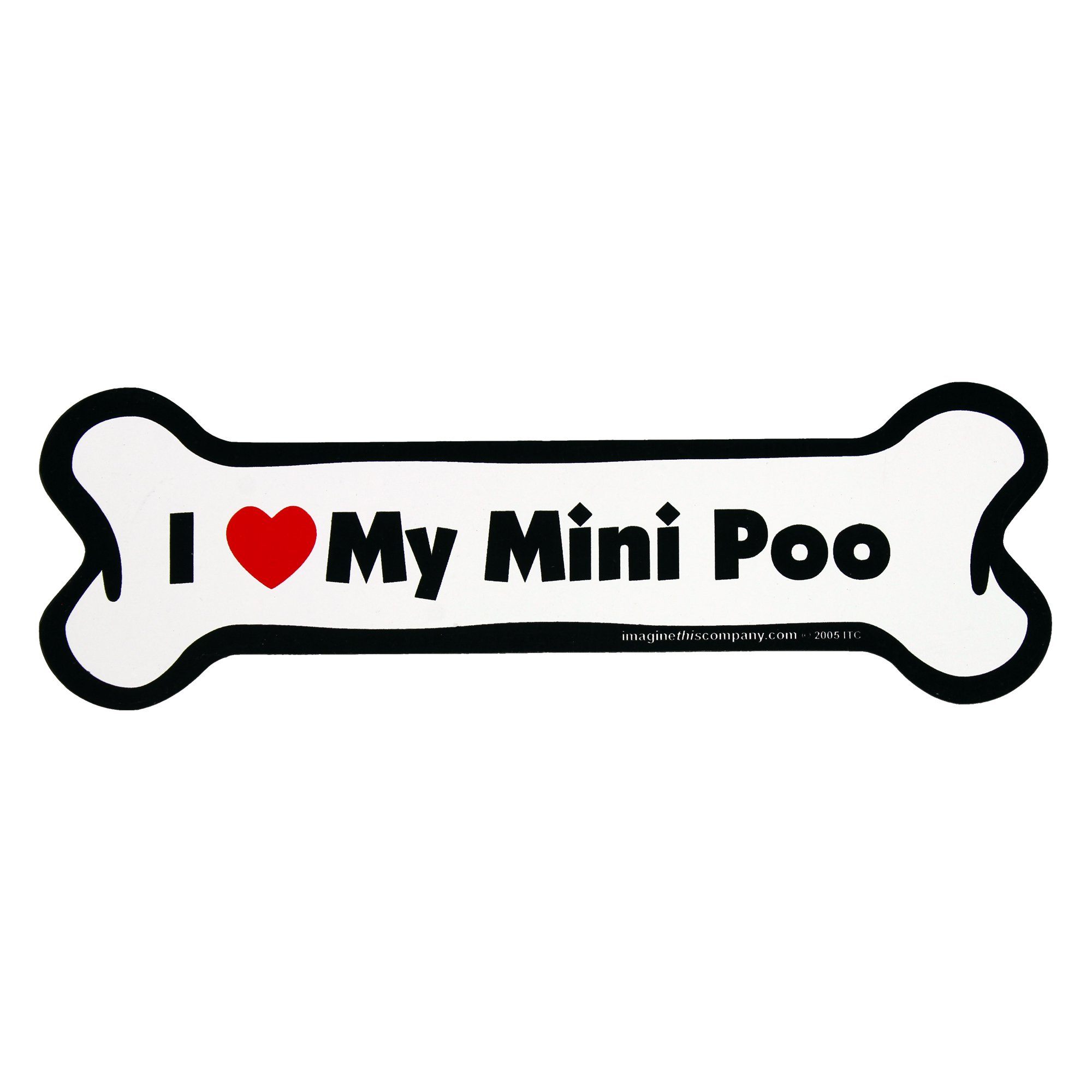 Ultimate I Love My Dog Car Magnet: Breeds L - Z | Premium Vinyl Design
