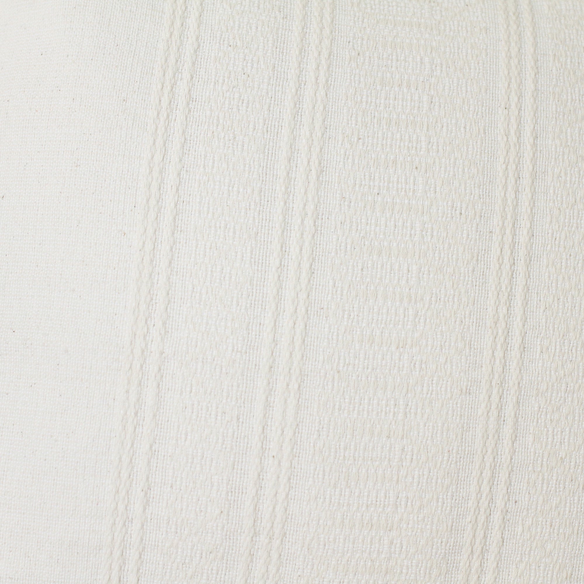 Premium Eco-Friendly Cotton Pillow Cover 'Eggshell Bliss' - Handwoven Elegance