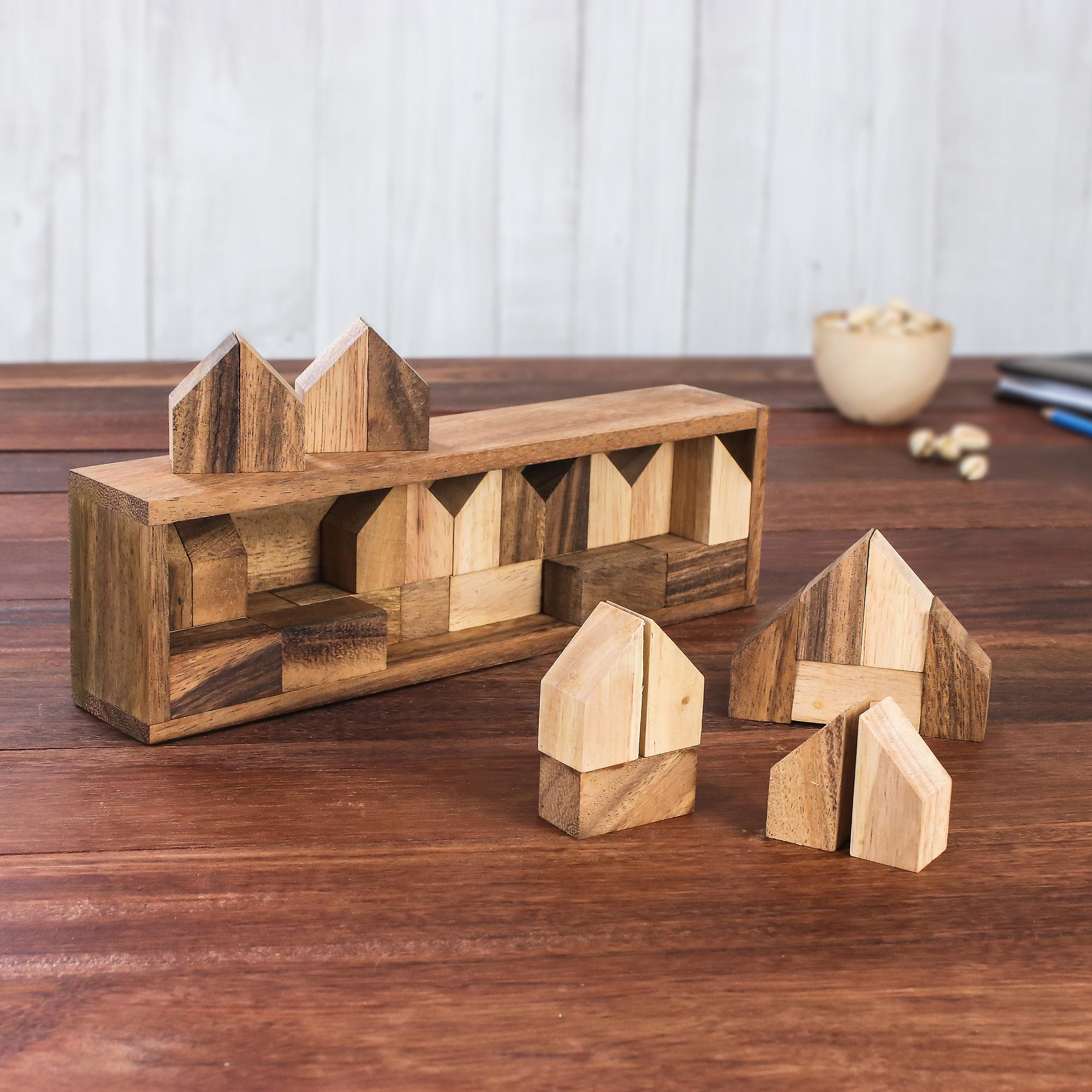 Ultimate Raintree Wood City Builder Game - Premium 37-Piece Set