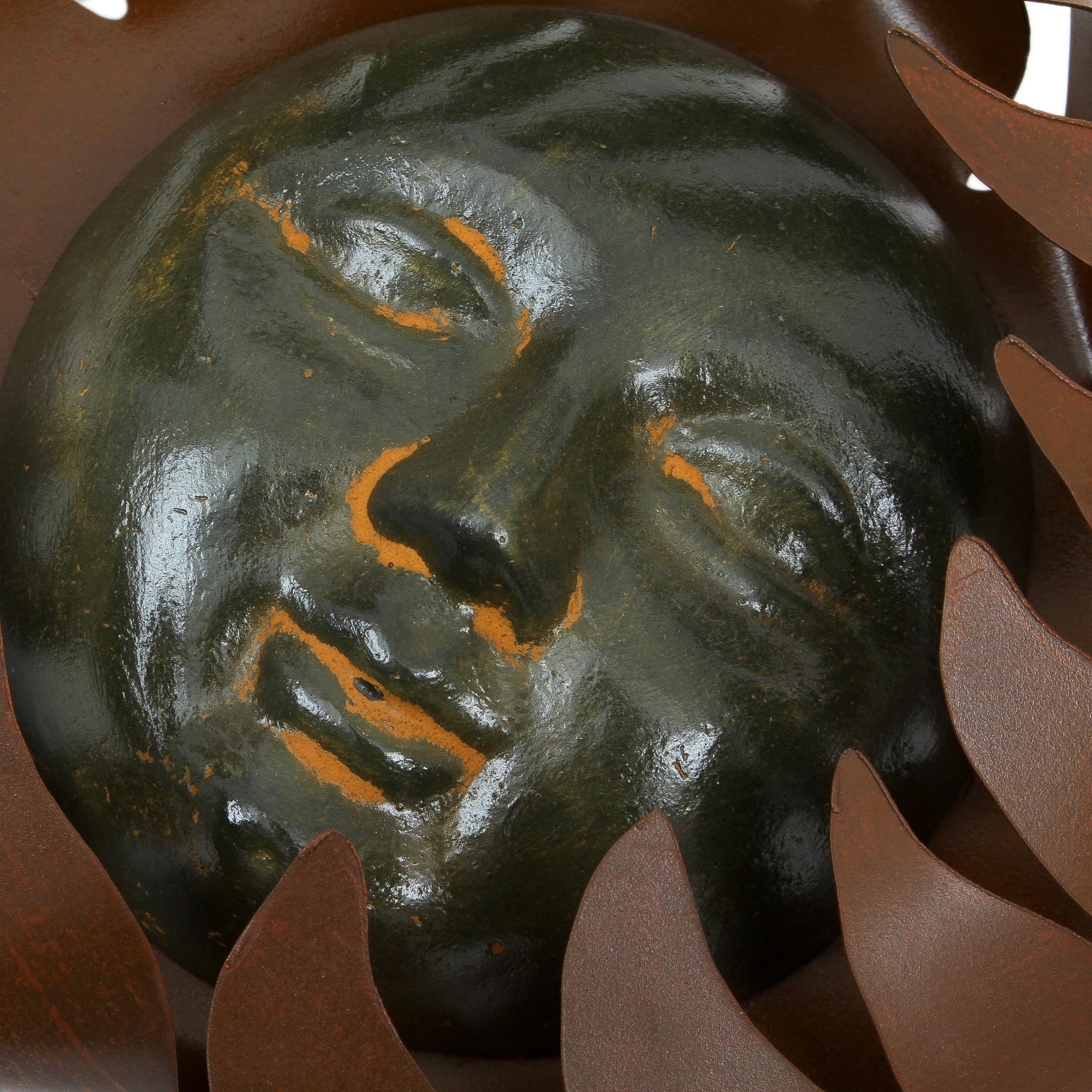 Premium Solar Wind Sun & Moon Iron & Ceramic Wall Art