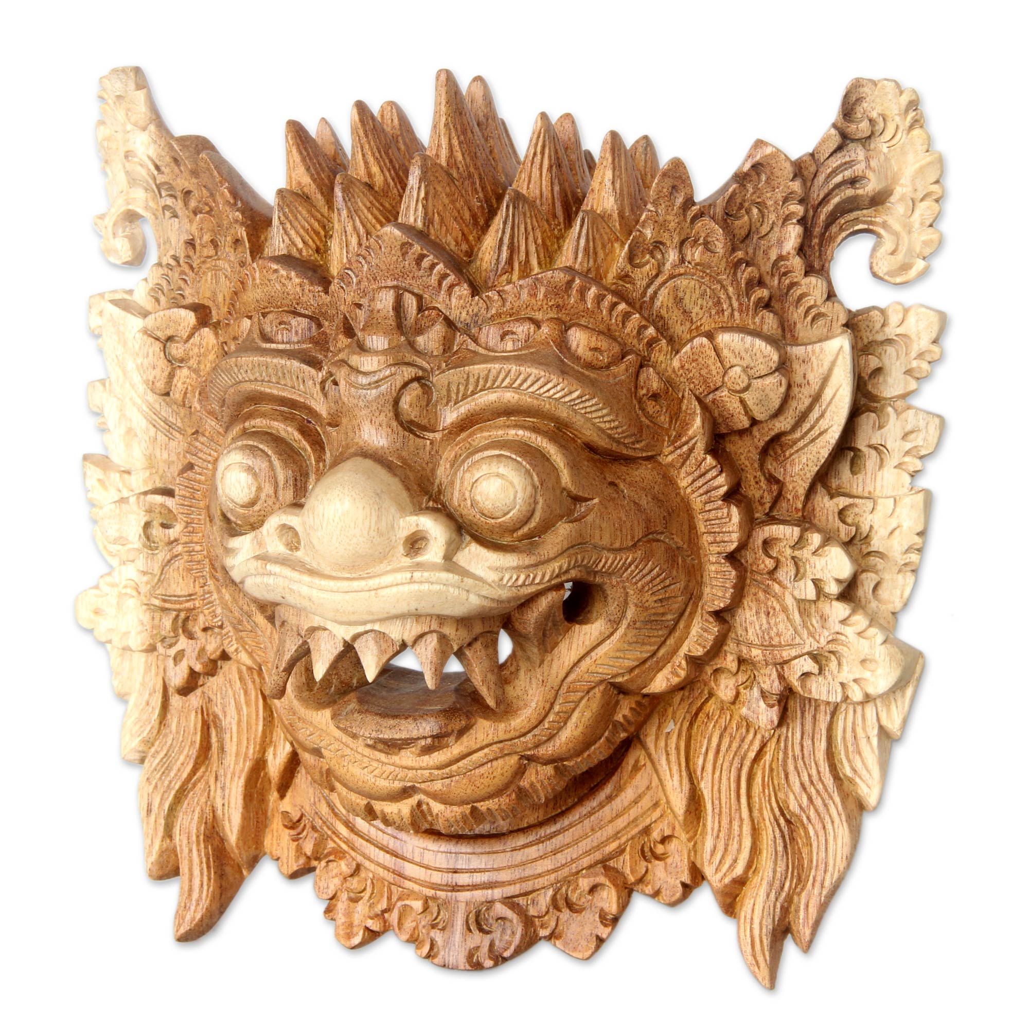 Premium Narashima Lion Protector Hand-Carved Hindu Mask