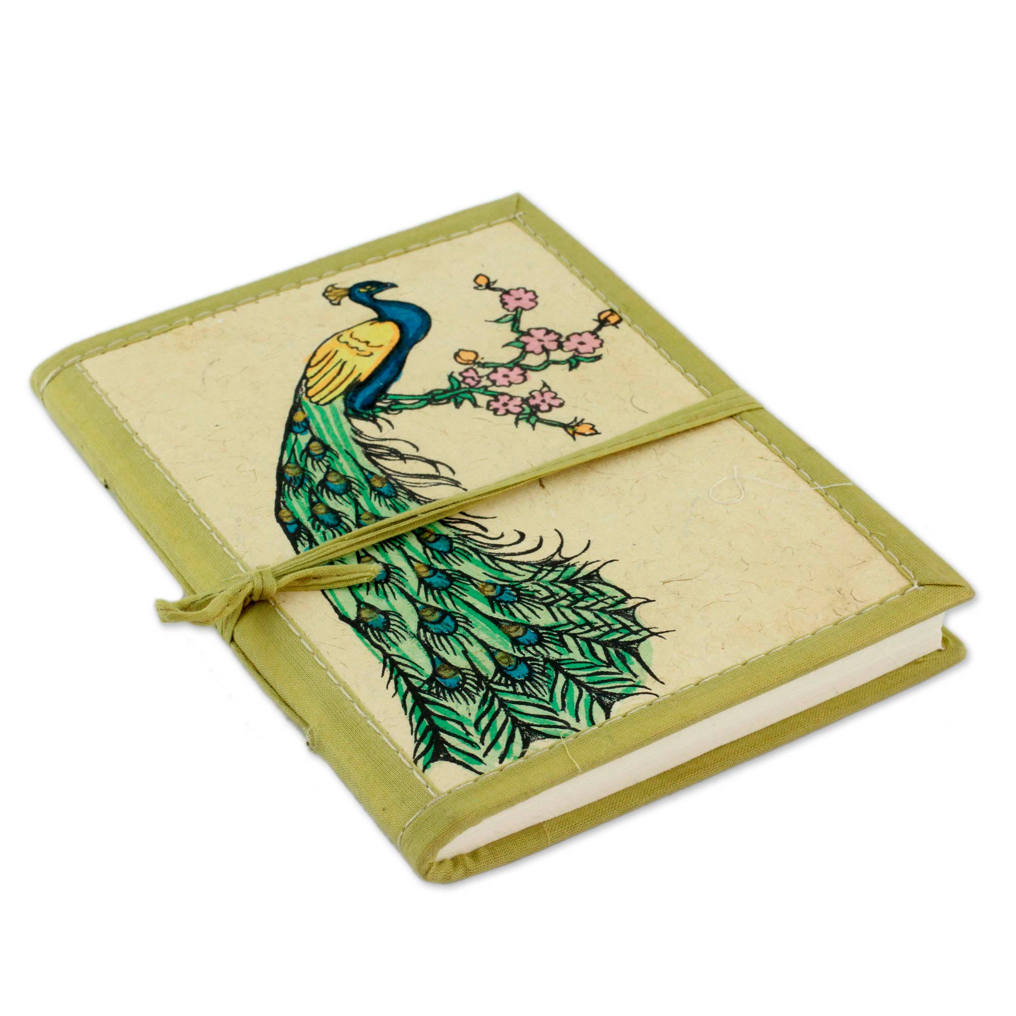 Premium Peacock Journeys Handmade Paper Journal - Ultimate Writing Companion