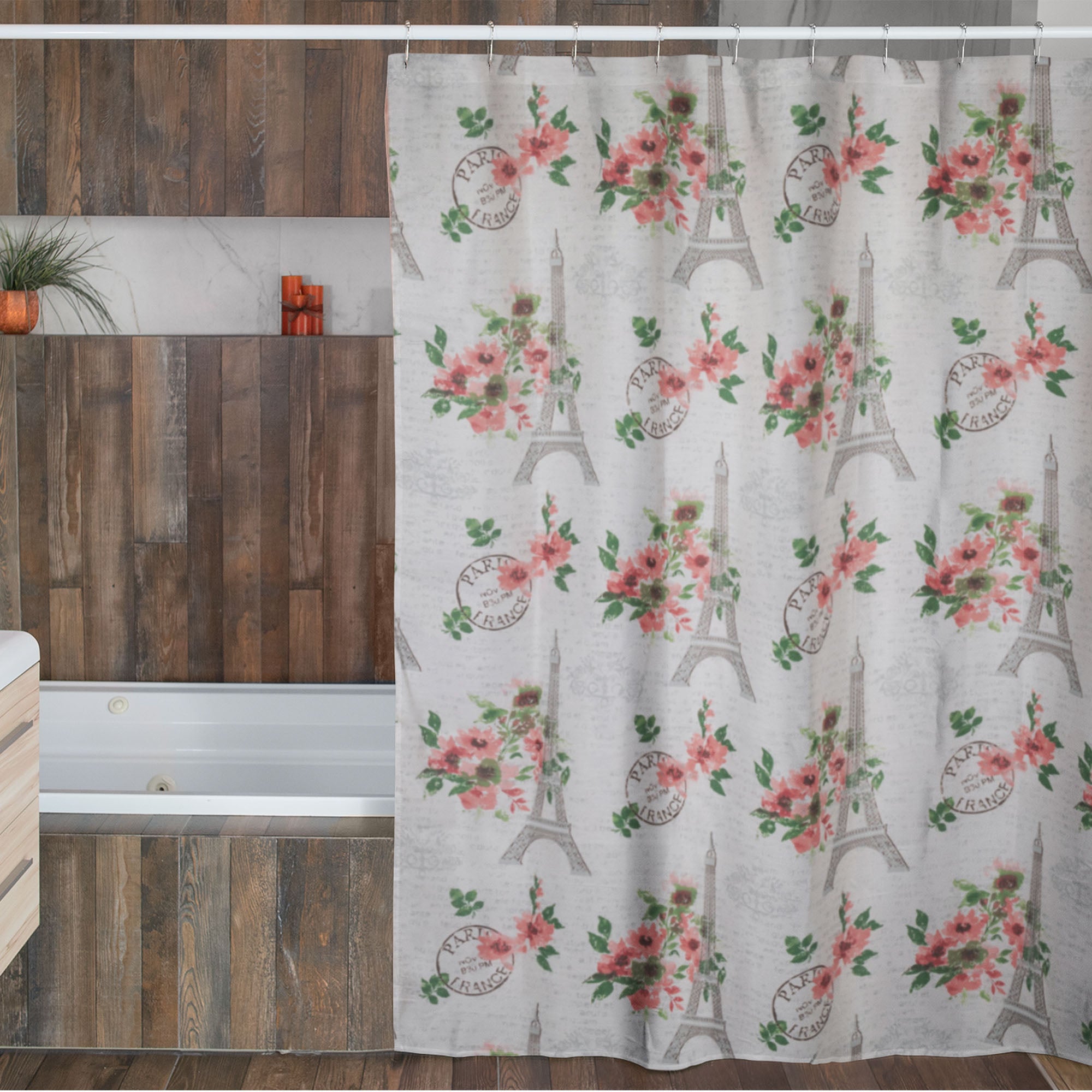 Premium Parisian Elegance Shower Curtain - Upgrade Your Bathroom