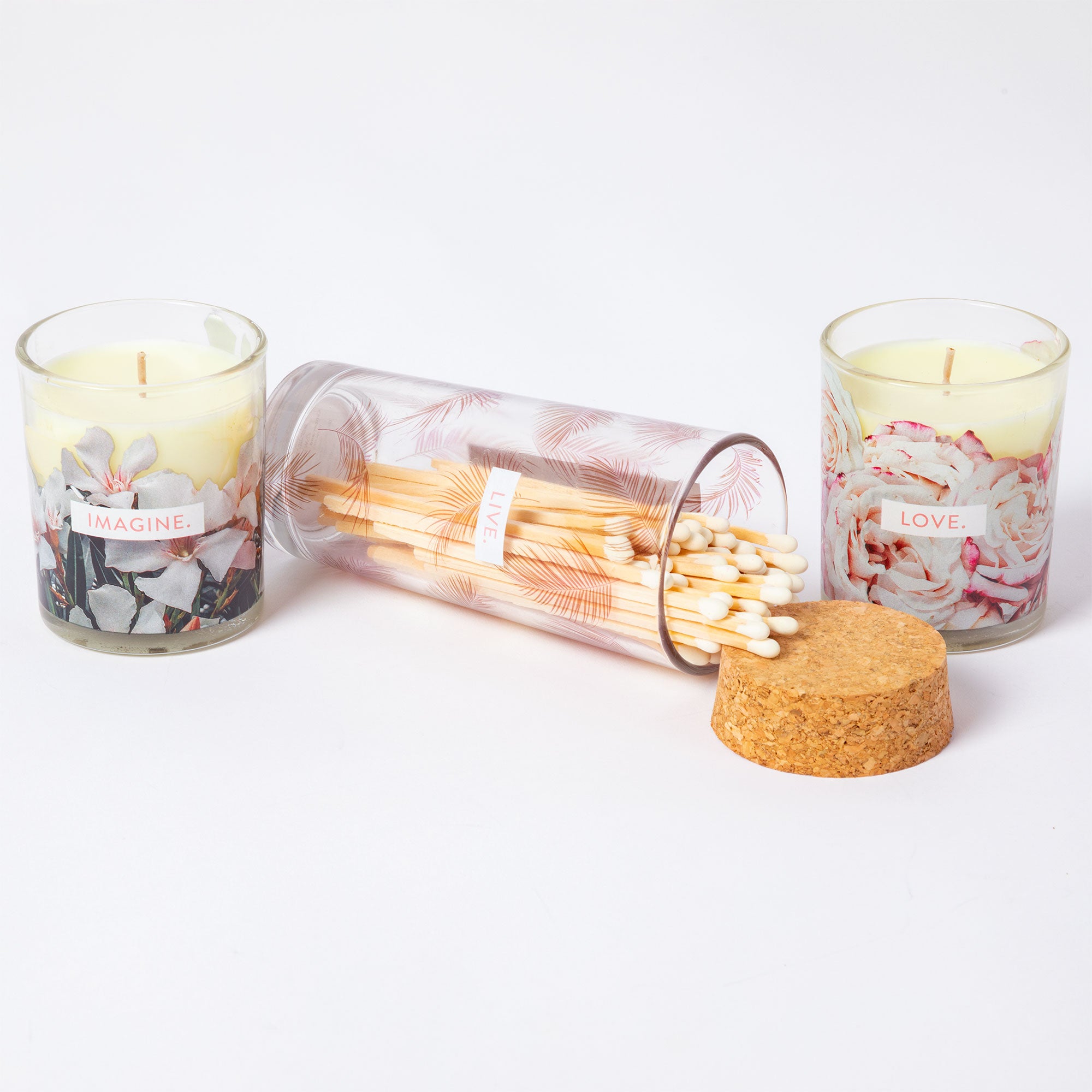 Premium Blooming Candles Gift Set - Ultimate Relaxation