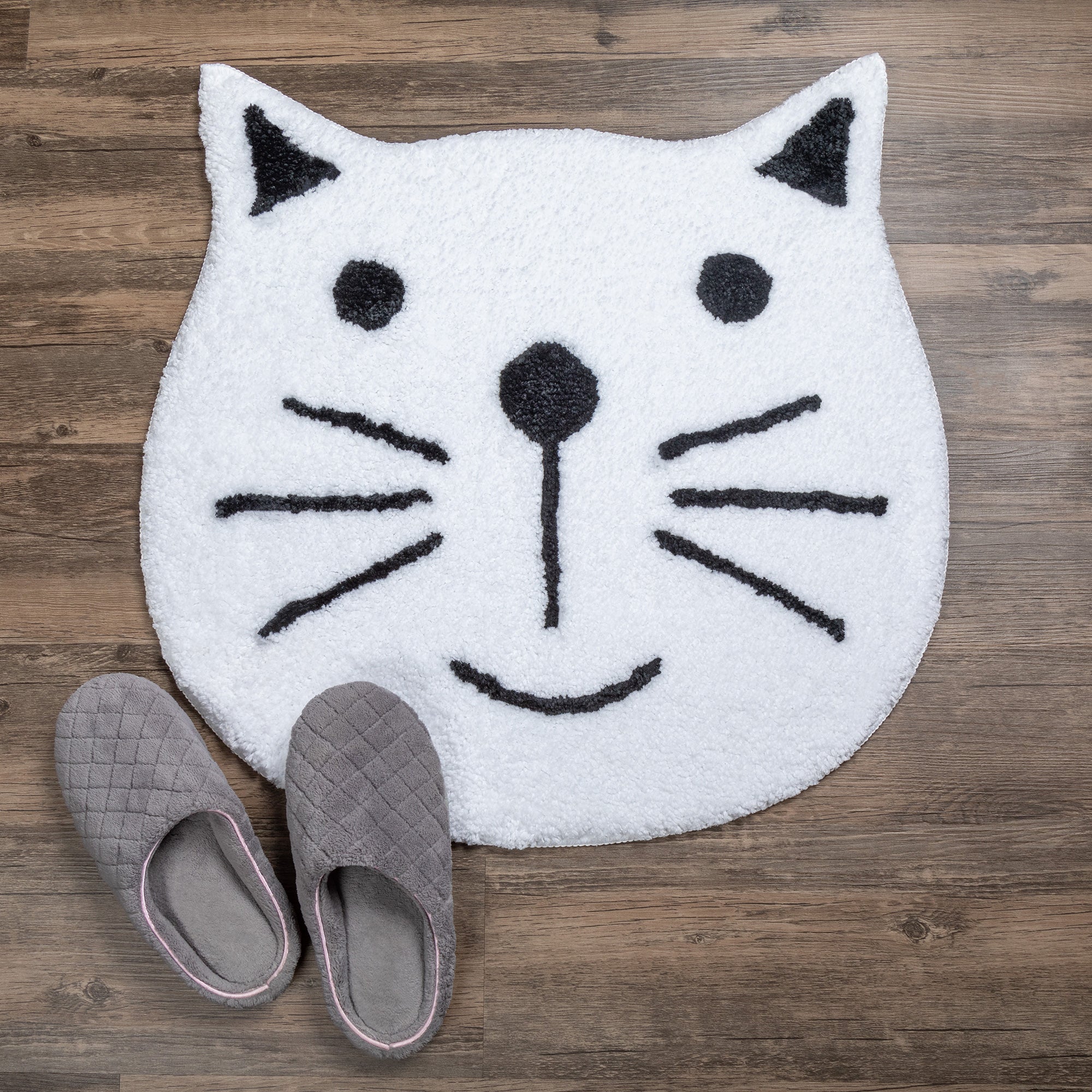 Premium Cute Cat Face Floor Mat - Ultimate Comfort & Style