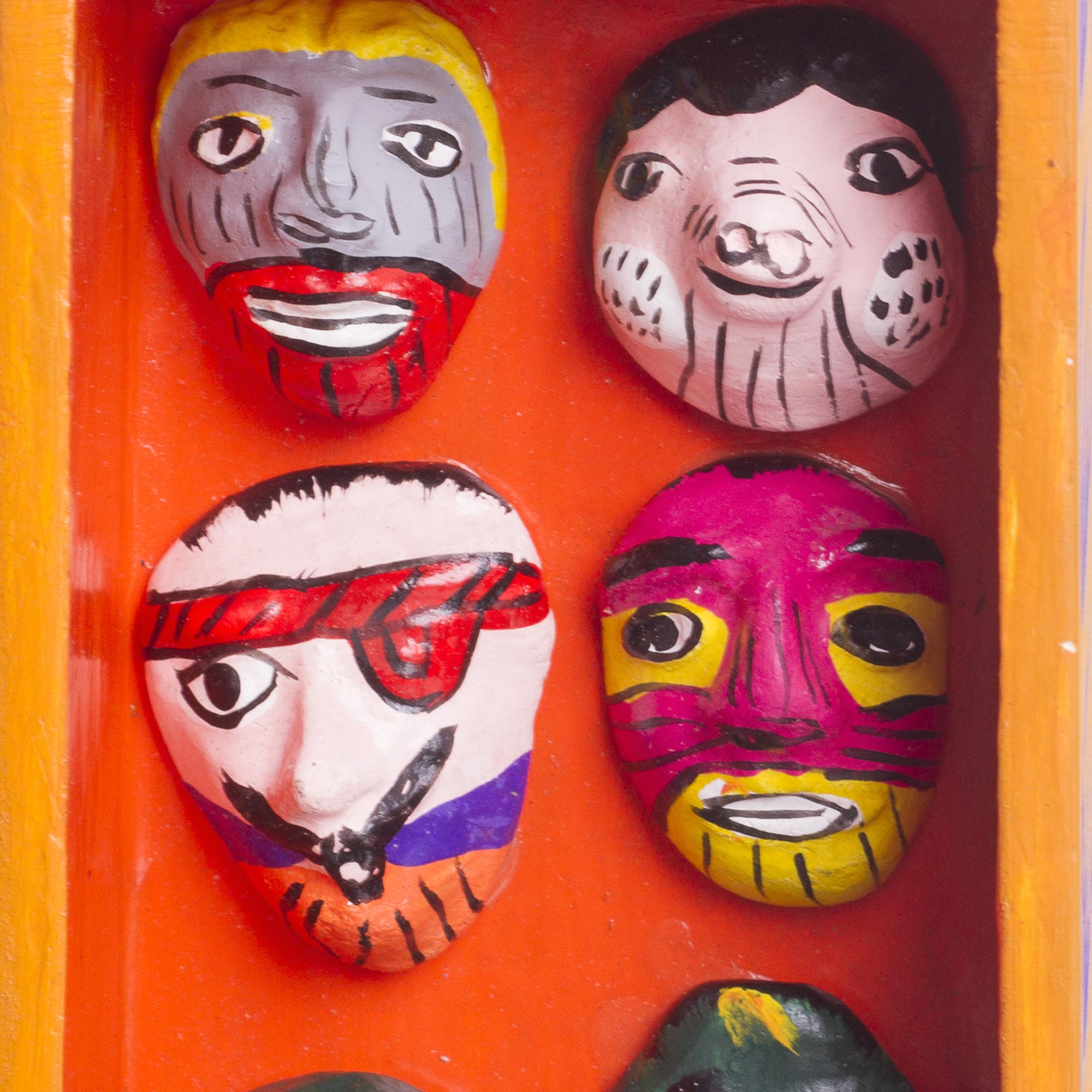 Premium Ayacucho Retablo-Style Nativity Wood Wall Mirror - Handcrafted in Peru