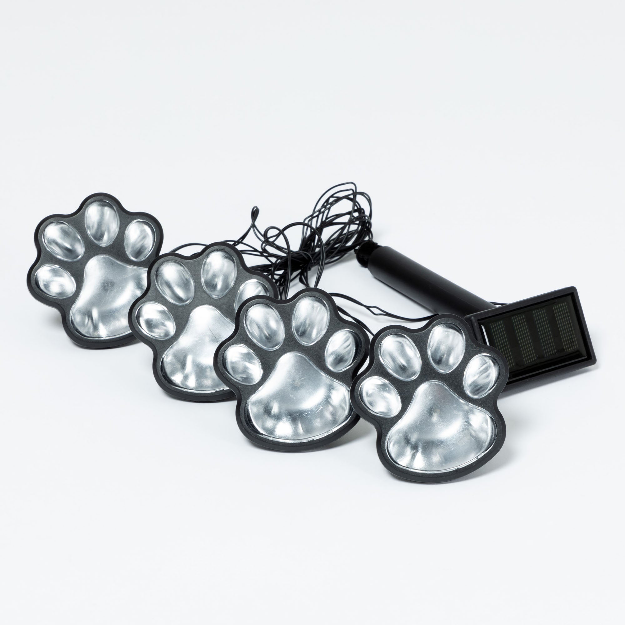 Ultimate Paw Print Solar Garden Lights Set