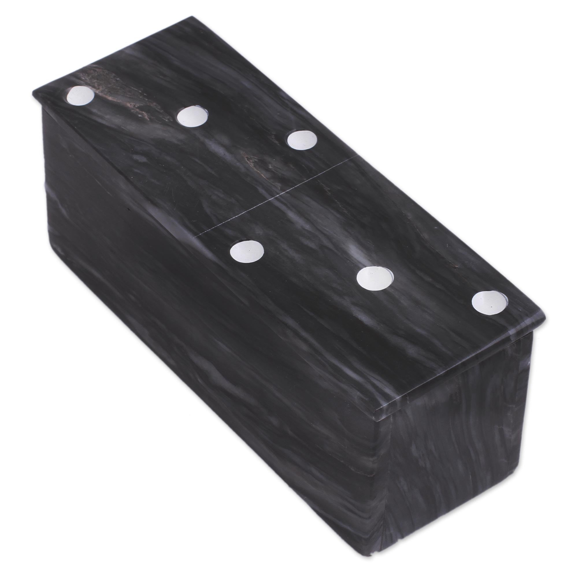 Premium Onyx Domino Set - Handcrafted Stone Game Collection