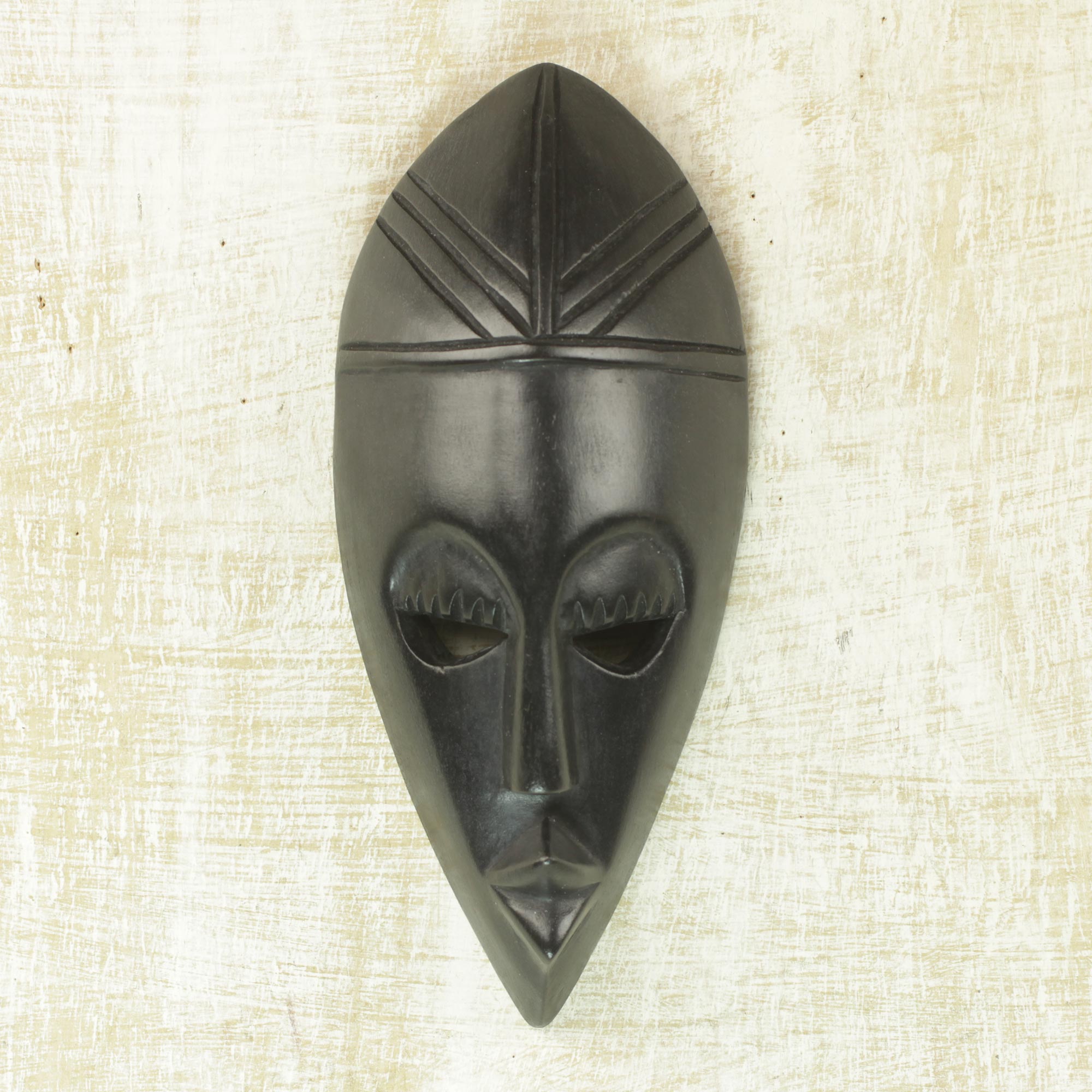 Premium African Wood Mask by Nana Frimpong