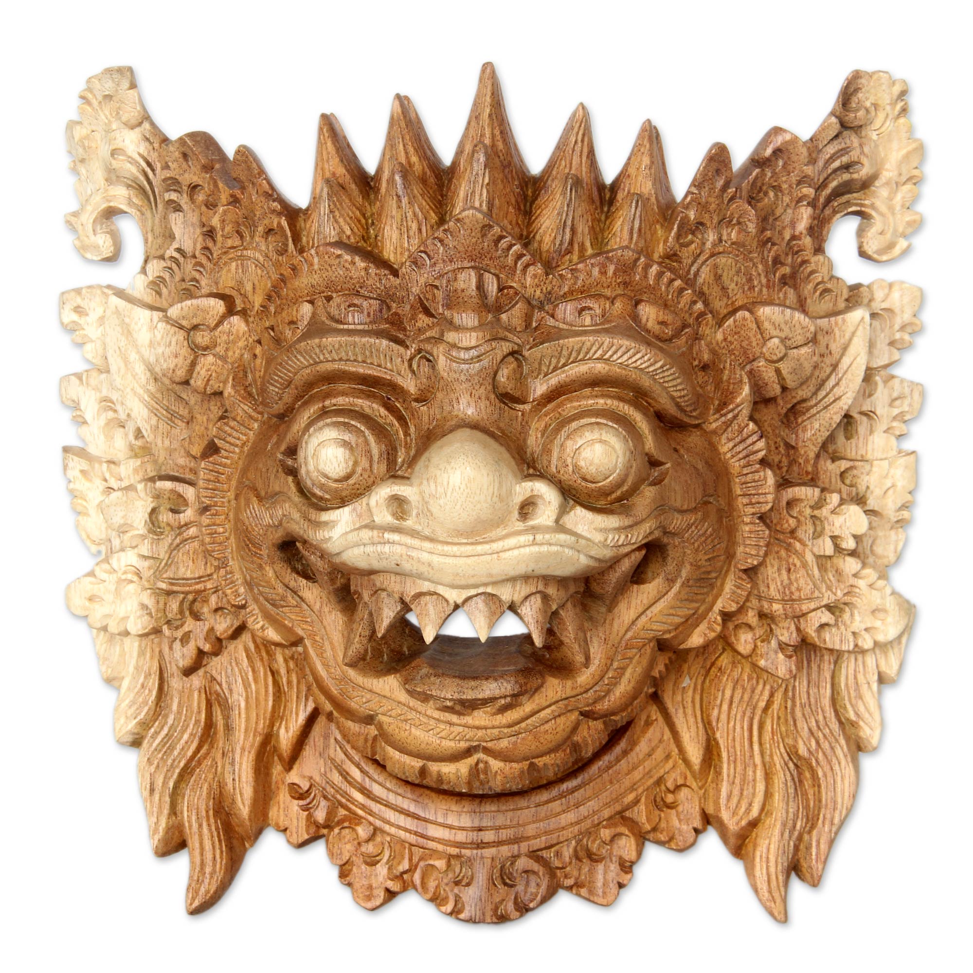 Premium Narashima Lion Protector Hand-Carved Hindu Mask