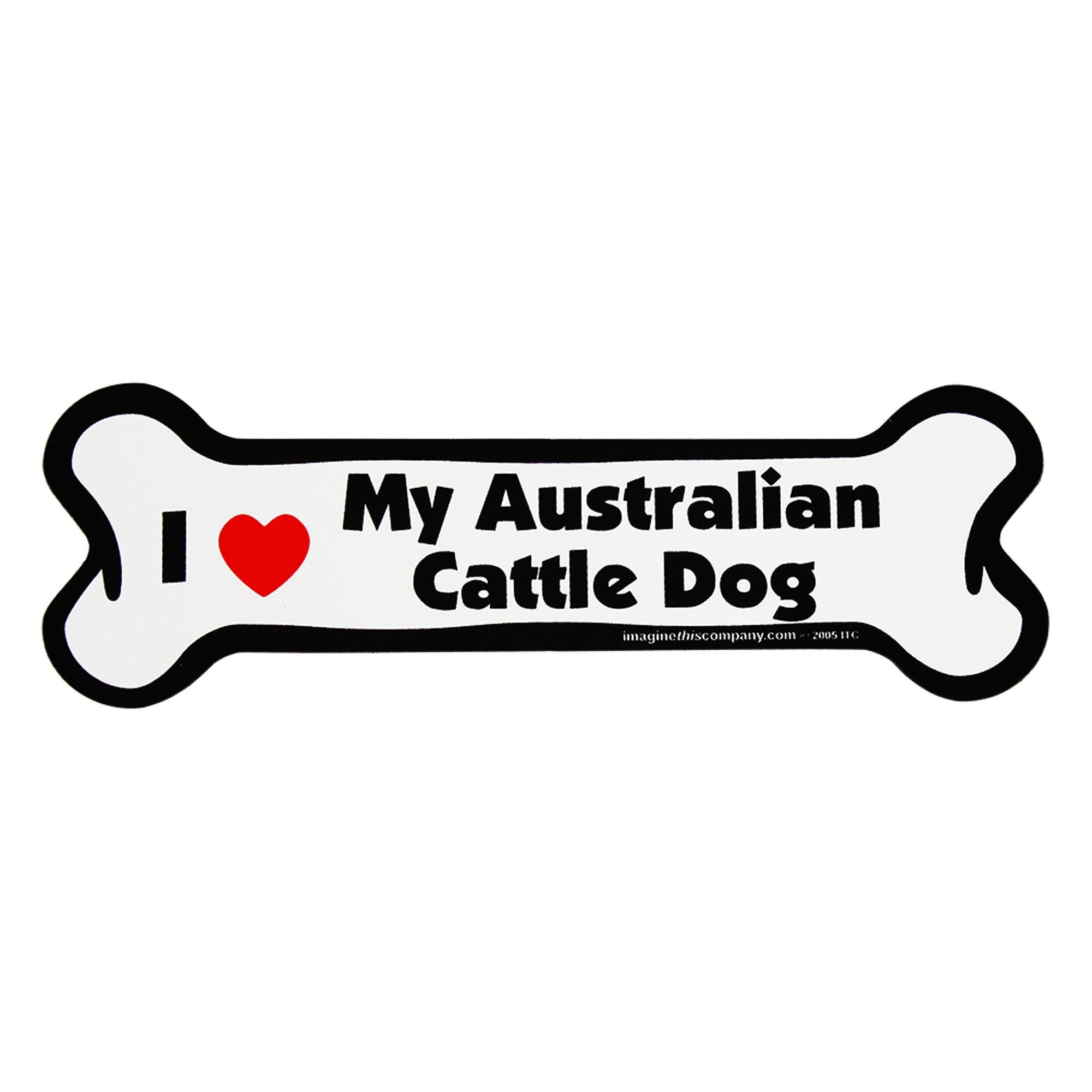Premium I Love My Dog Car Magnet: Breeds A - K | Ultimate Pet Lover's Accessory