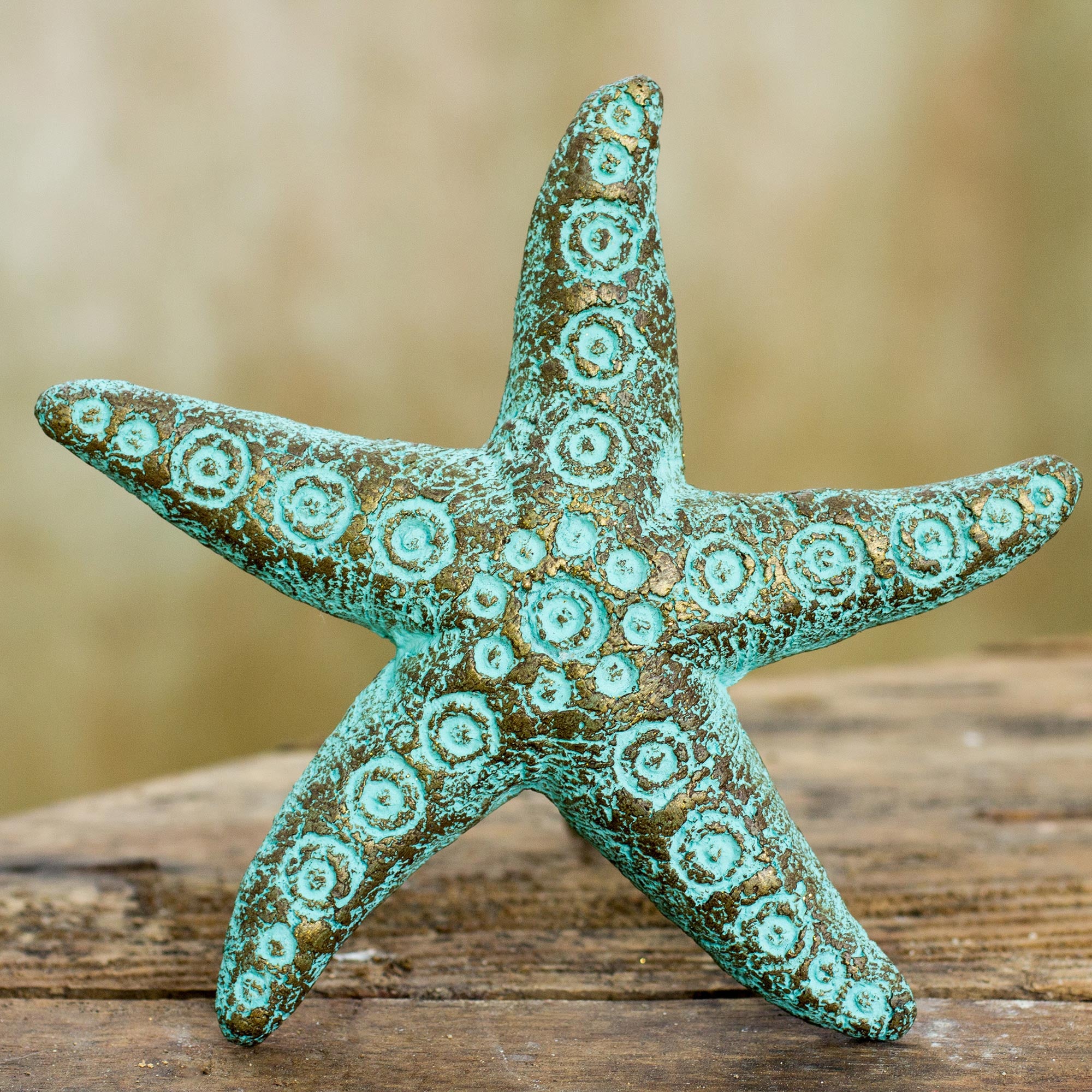 Premium Handcrafted Starfish Wall Art – Unique Recycled Paper Sculpture