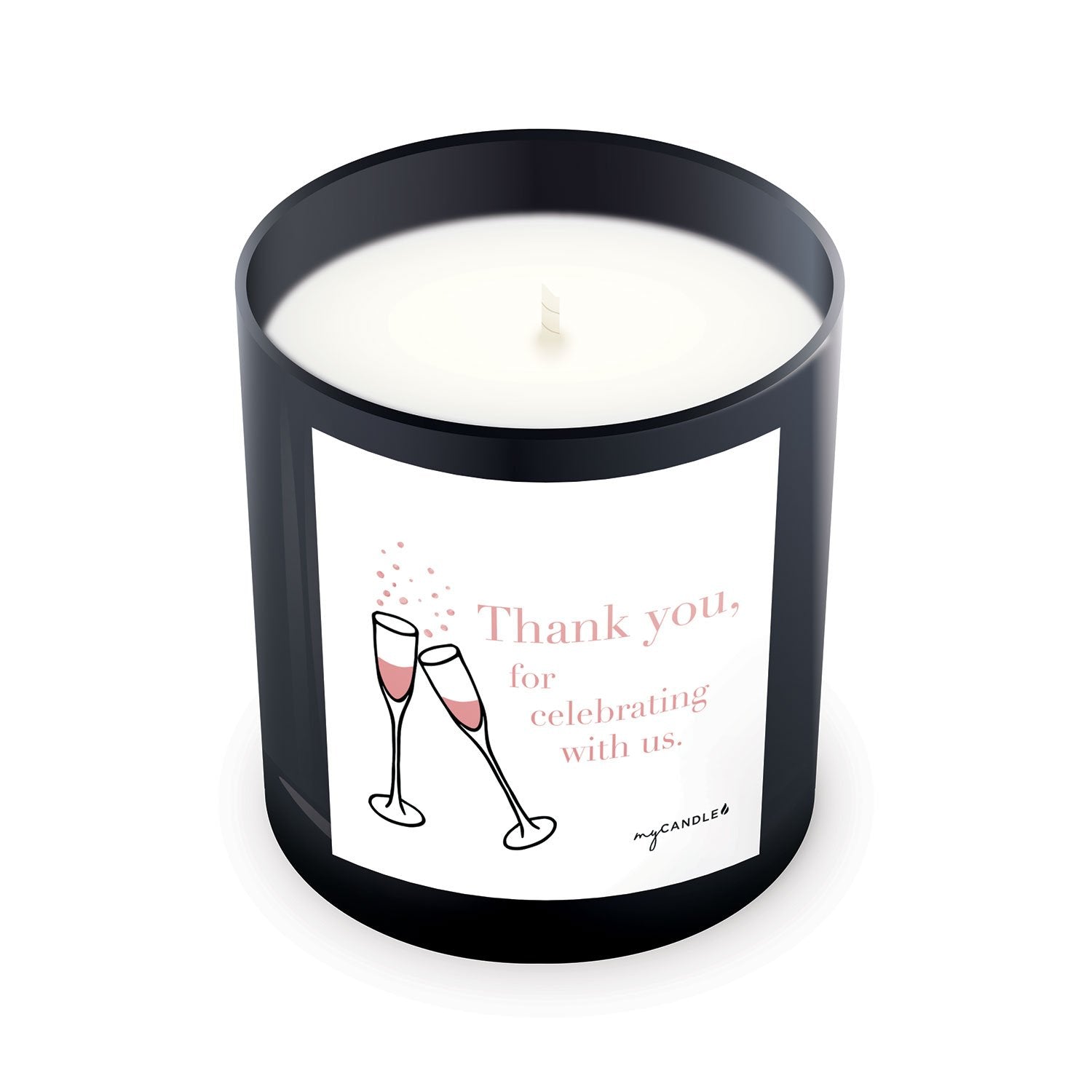 Premium Thank You Celebration Soy Wax Candle - Ultimate Gift for Weddings & Showers