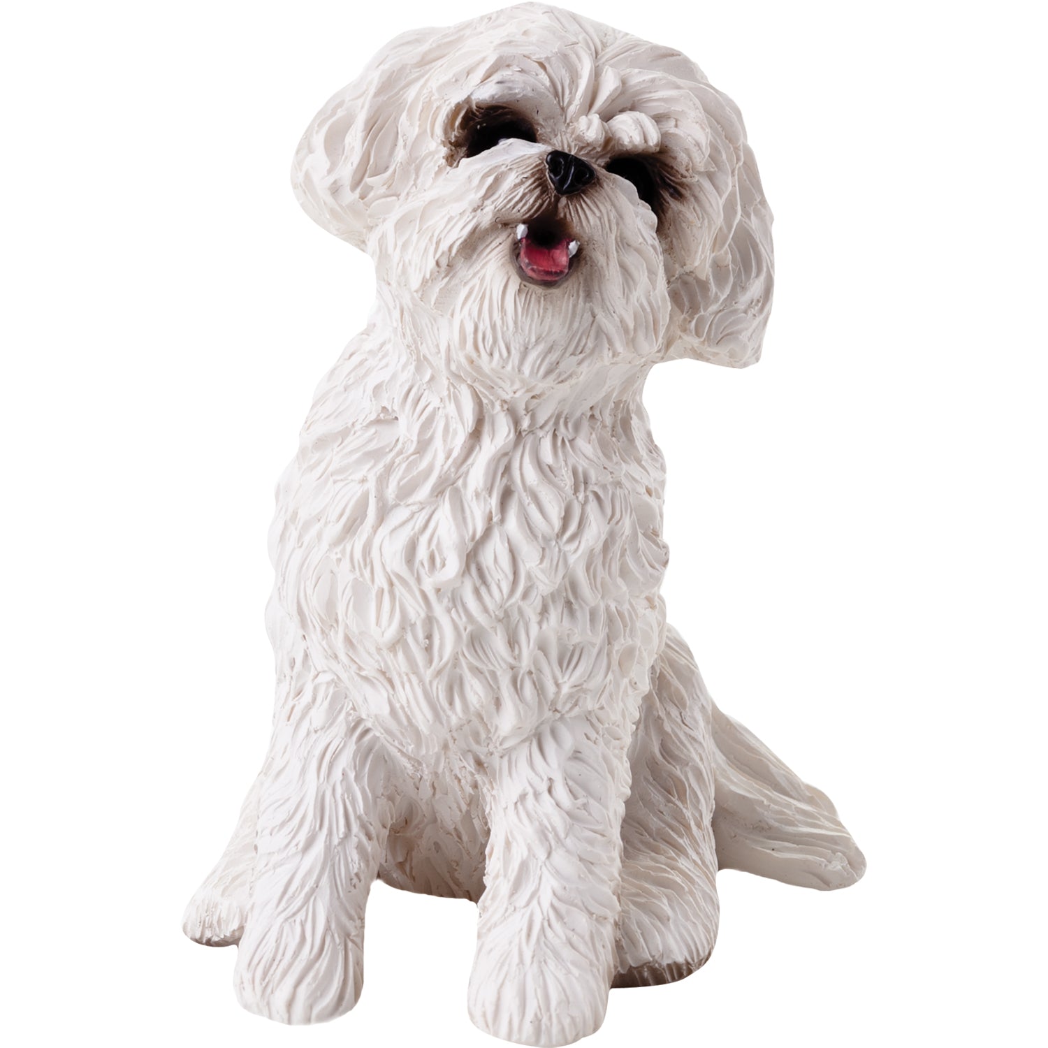Premium Bichon Frise Sculpture: Handcrafted Realism