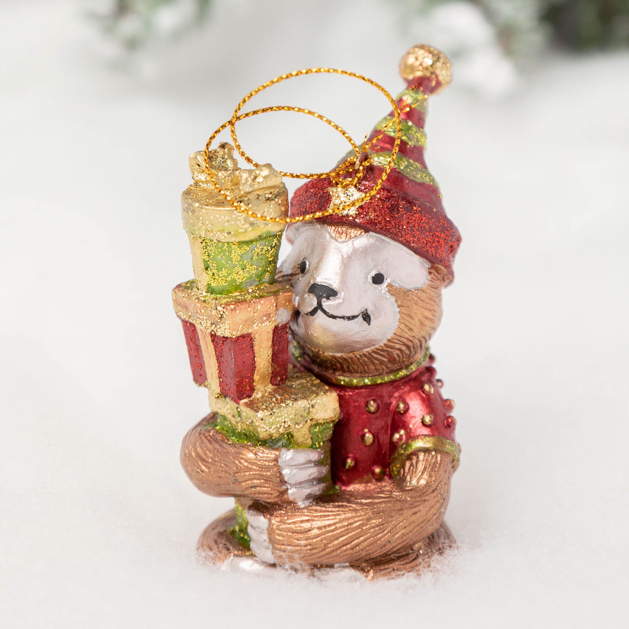 Premium Merry Sloth Ornament - Handmade Christmas Tree Decor