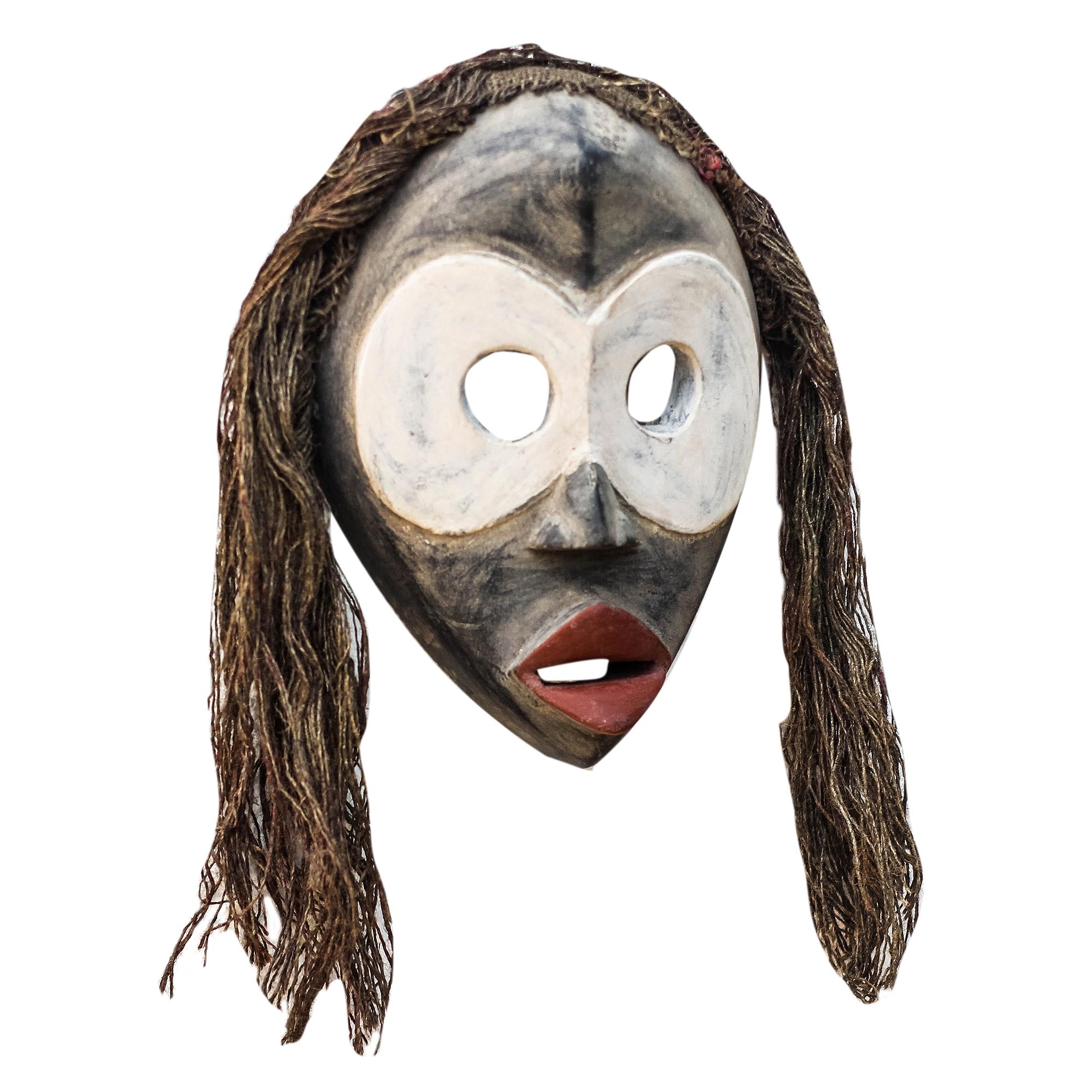 Premium Hand-Carved Dan Tribe African Mask – Authentic Wall Decor