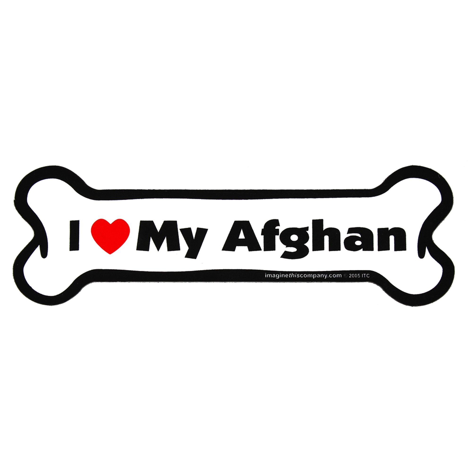 Premium I Love My Dog Car Magnet: Breeds A - K | Ultimate Pet Lover's Accessory