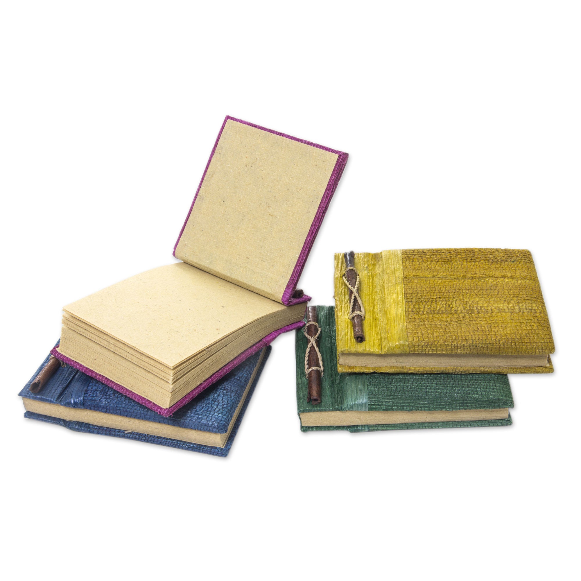 Premium Ubud Memoirs Natural Fiber Journal Set