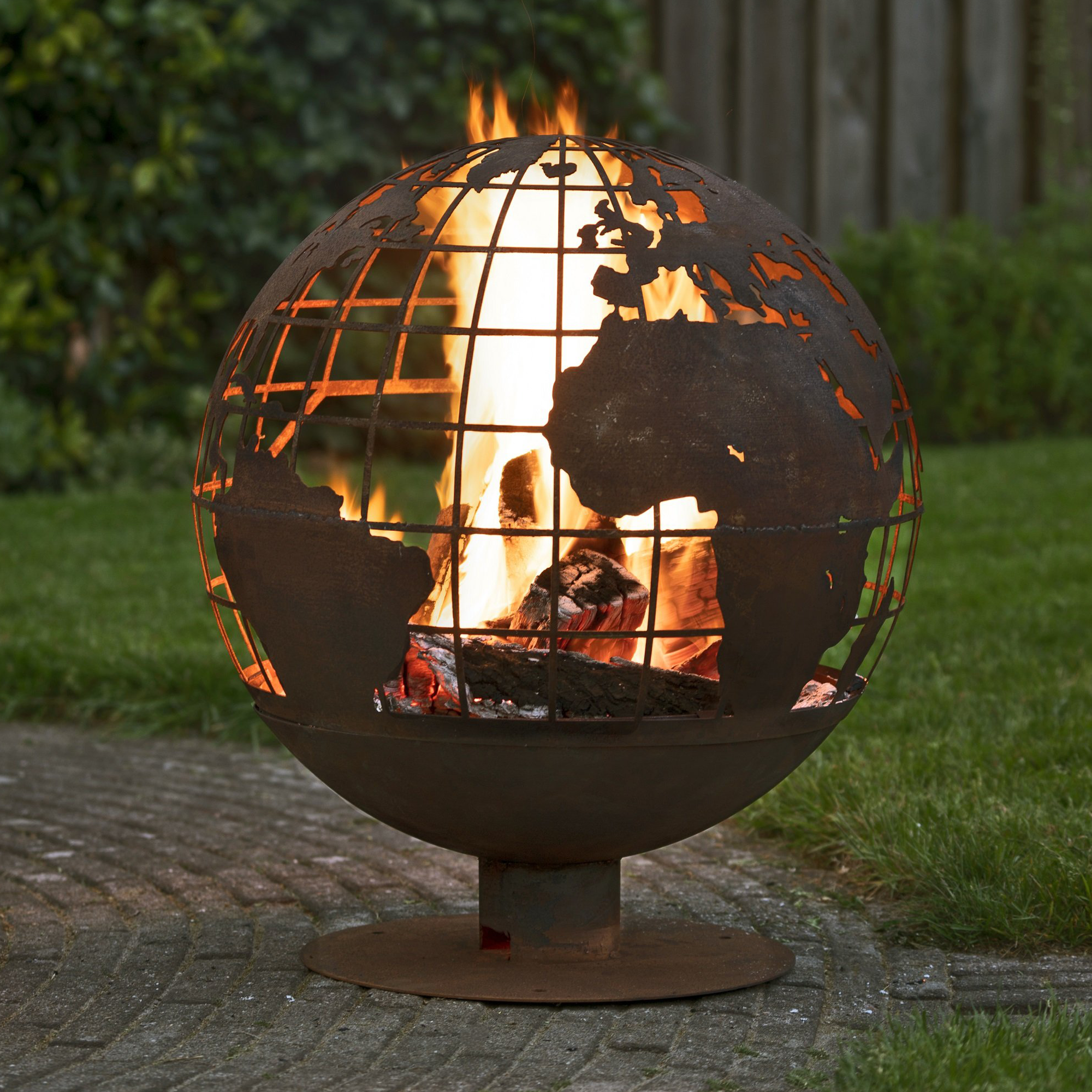 Premium Rustic Fire Sphere - Ultimate Outdoor Centerpiece