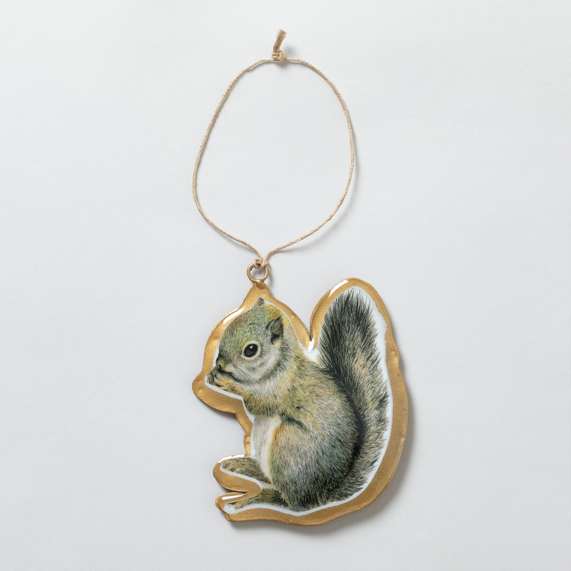 Premium Squirrel Lover's Metal Ornament - Ultimate Holiday Decor