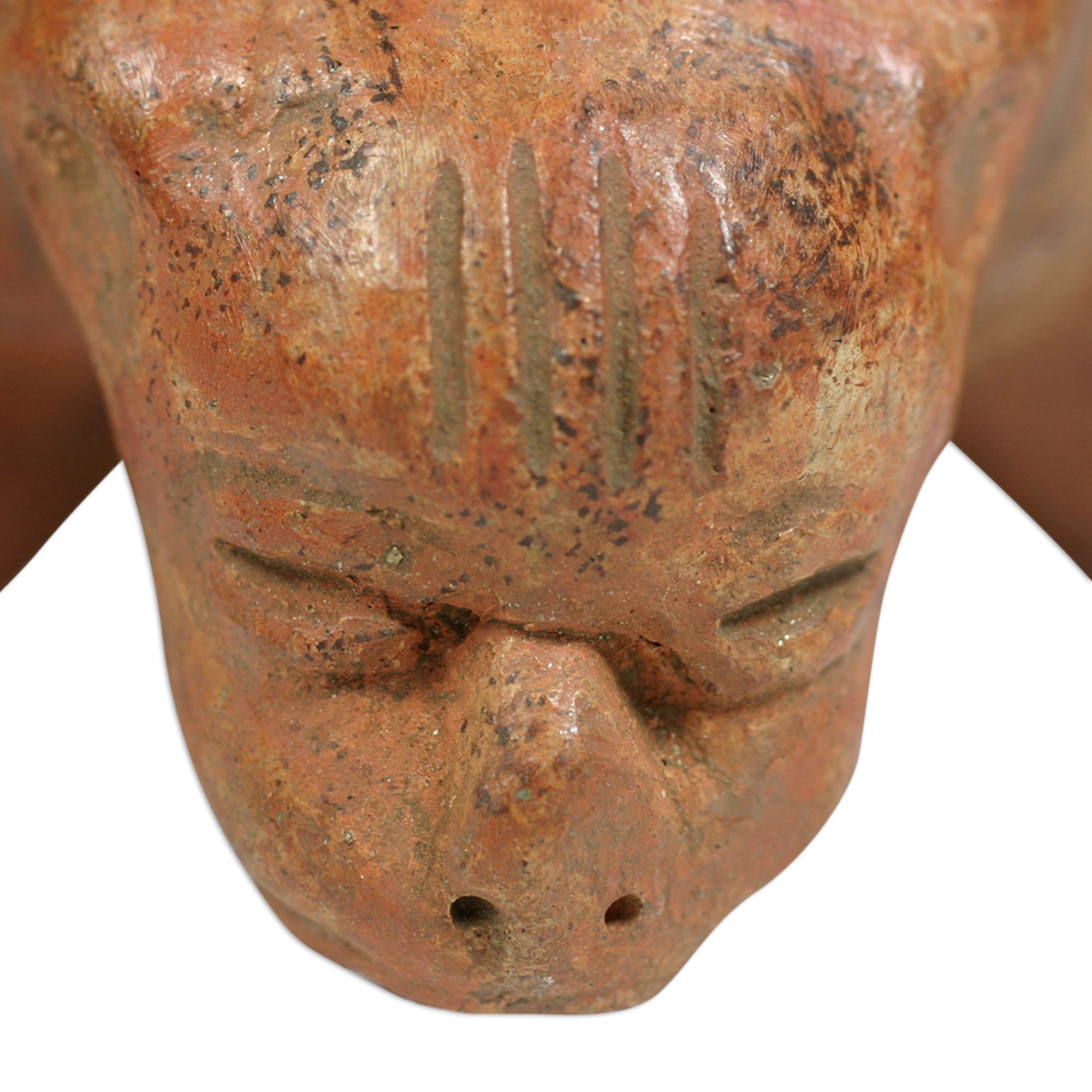 Premium Maya Divinity Ceramic Vessel - Handcrafted Tribute to Ancient Culture