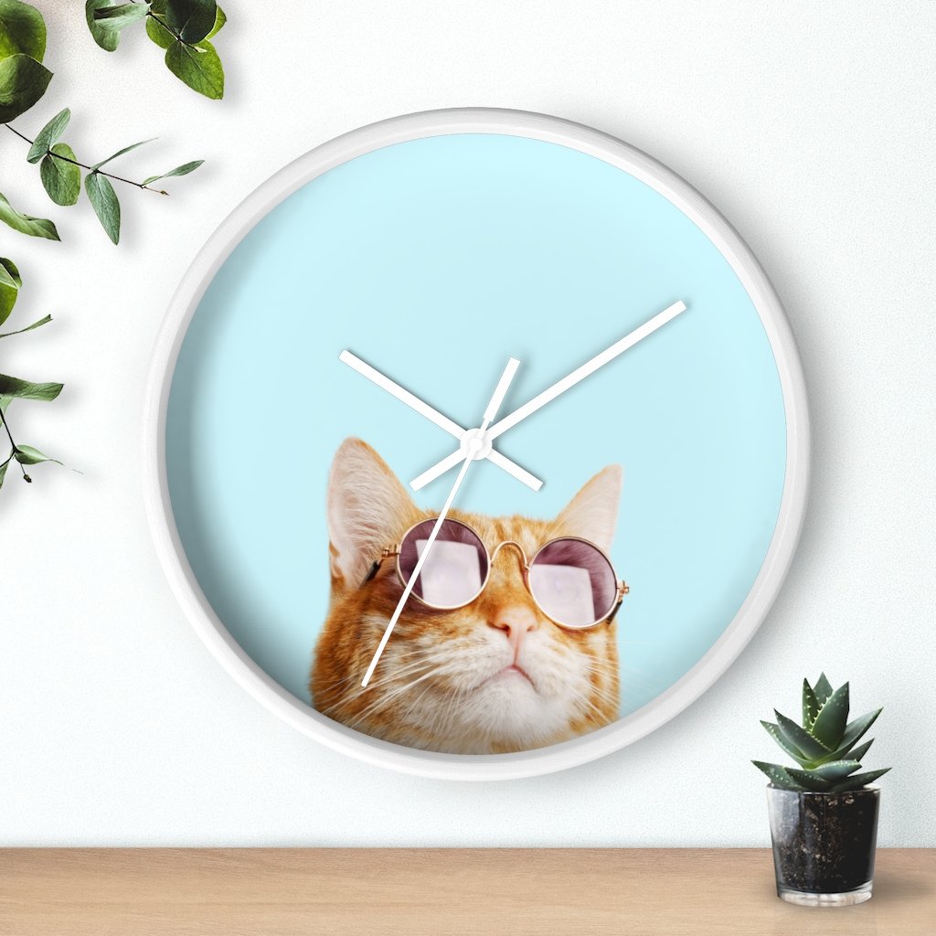 Ultimate Cat Lover's Wall Clock - Premium Wooden Design