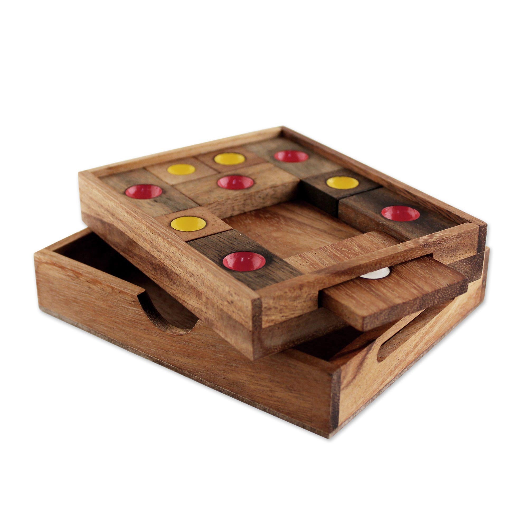 Premium Escape: Handcrafted Rain Tree Wood Puzzle from Thailand