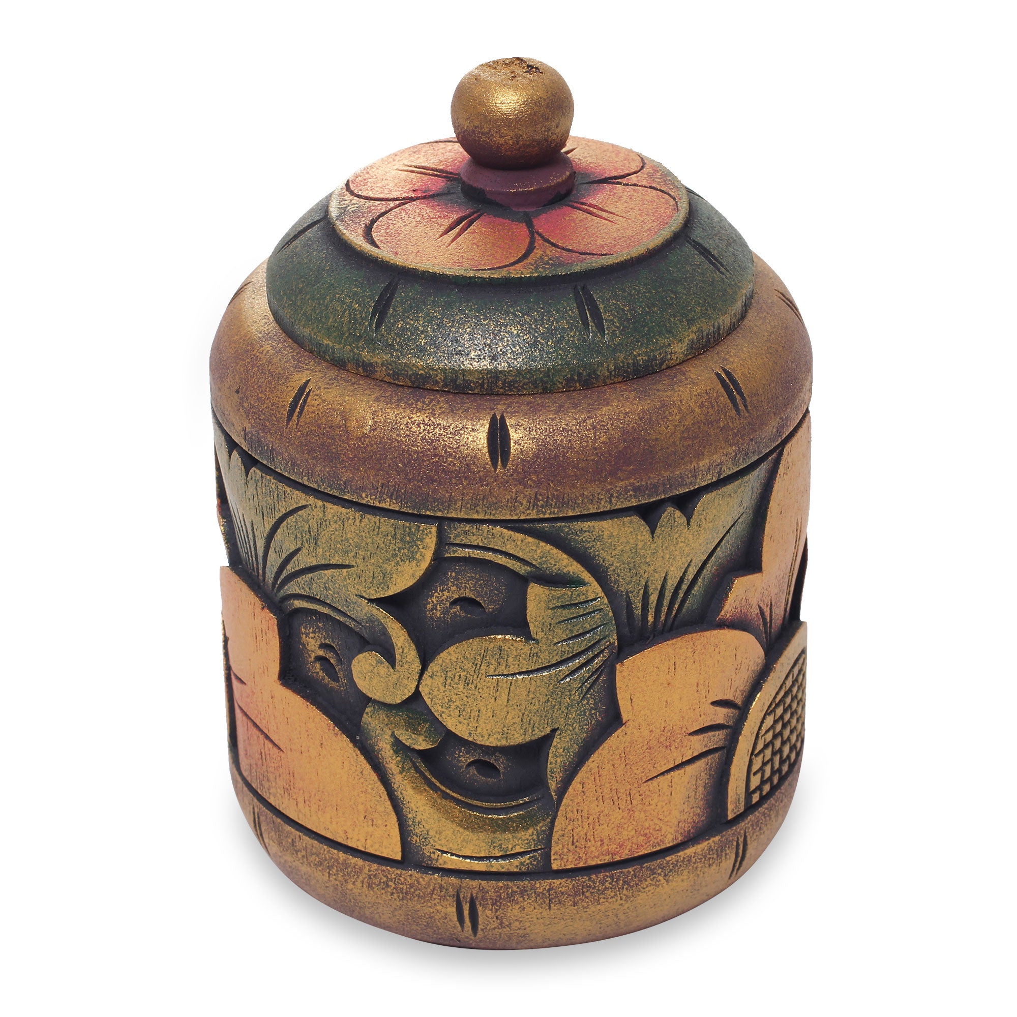 Premium Handcrafted Mahogany Garden Treasure Box