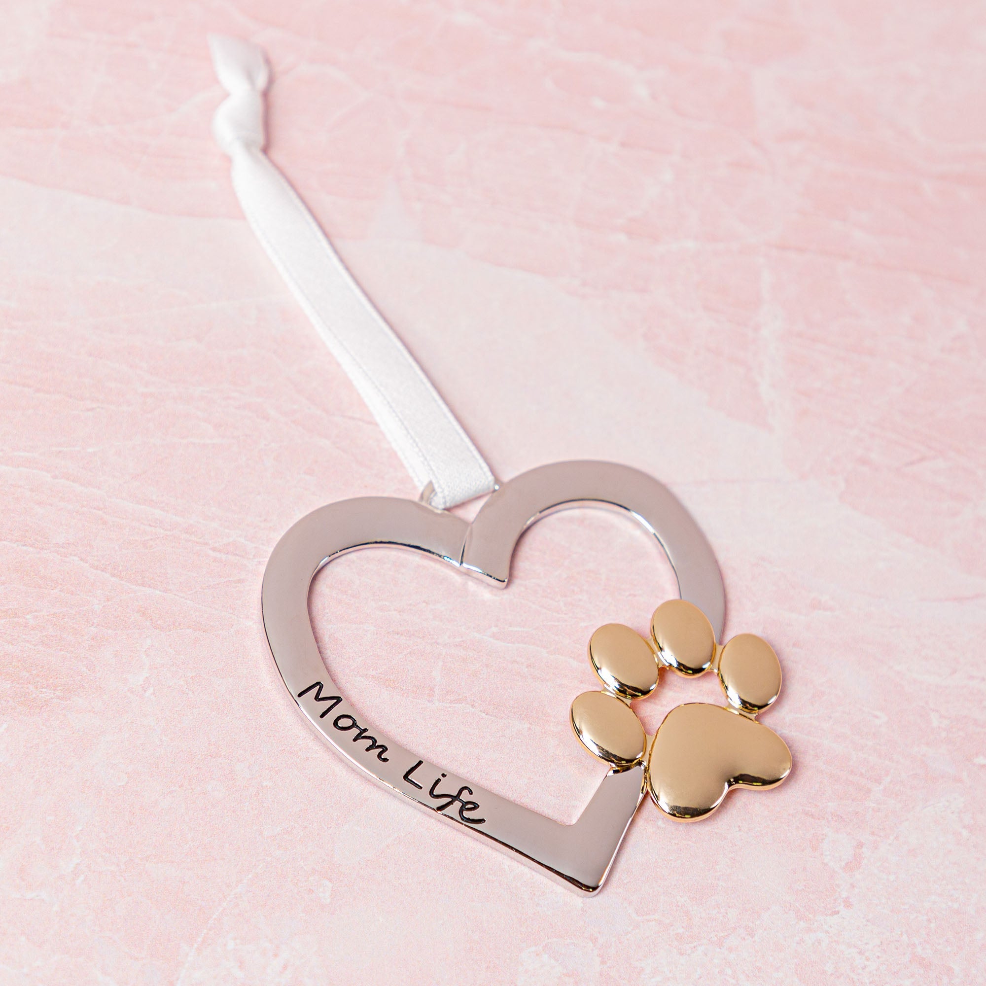Premium Paw Print Mom Life Ornament - Ultimate Pet Parent Gift