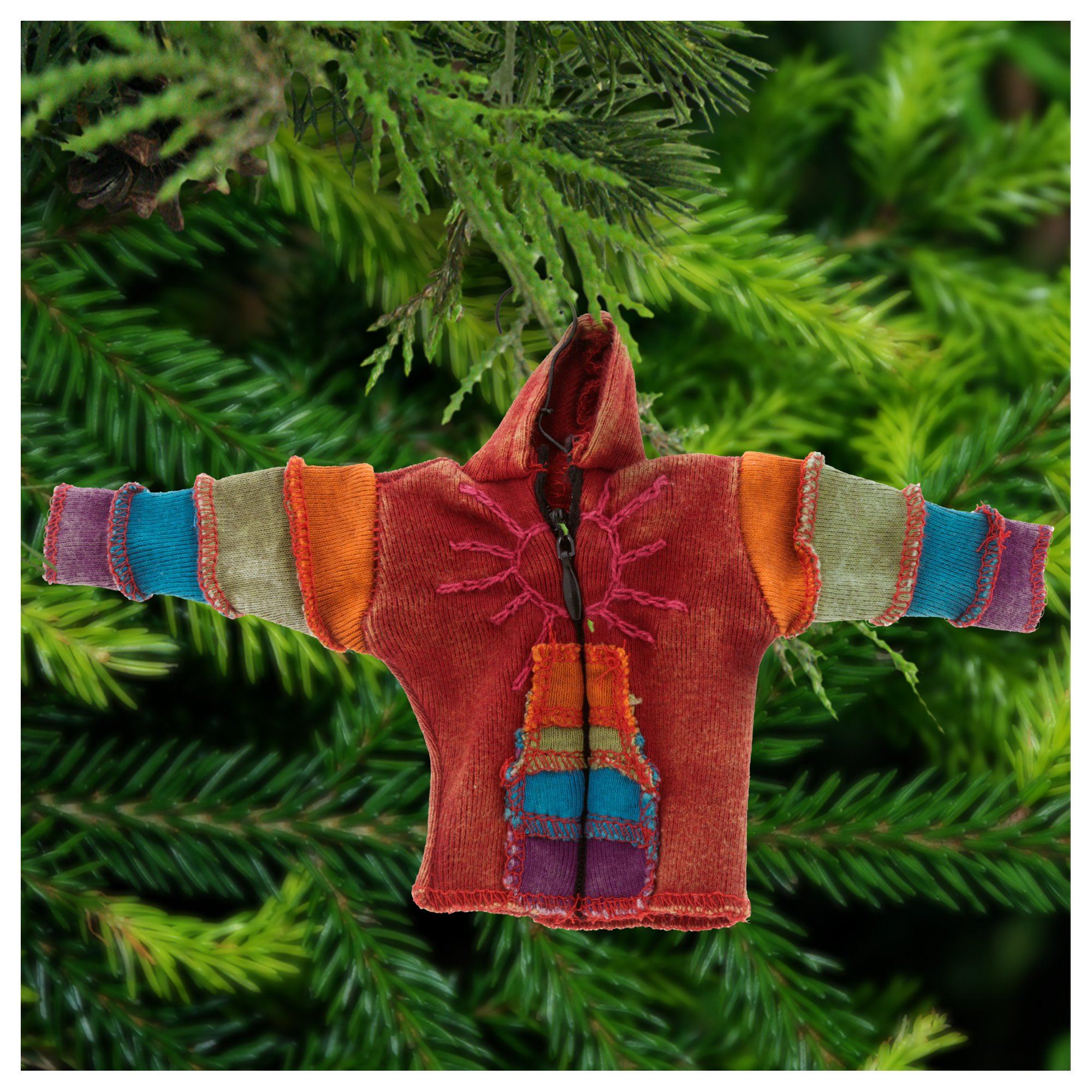 Premium Sunshine Daydream Jacket Ornament - Handmade Holiday Treasure