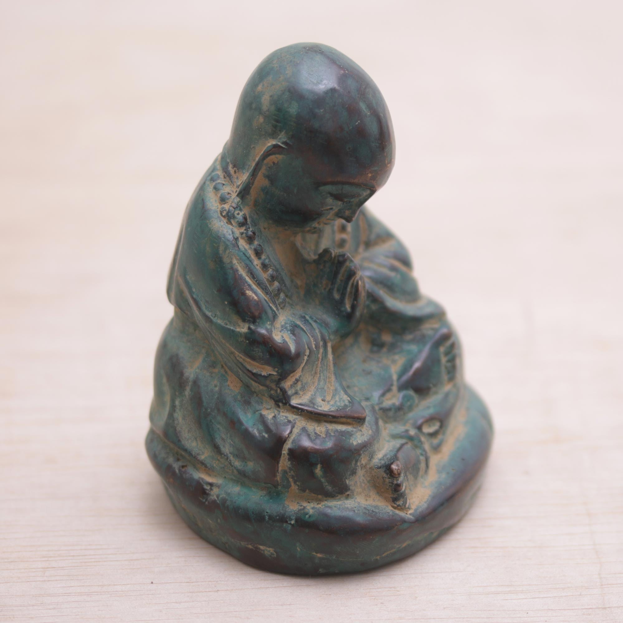 Premium Handcrafted Balinese Bronze Meditating Buddha Statue