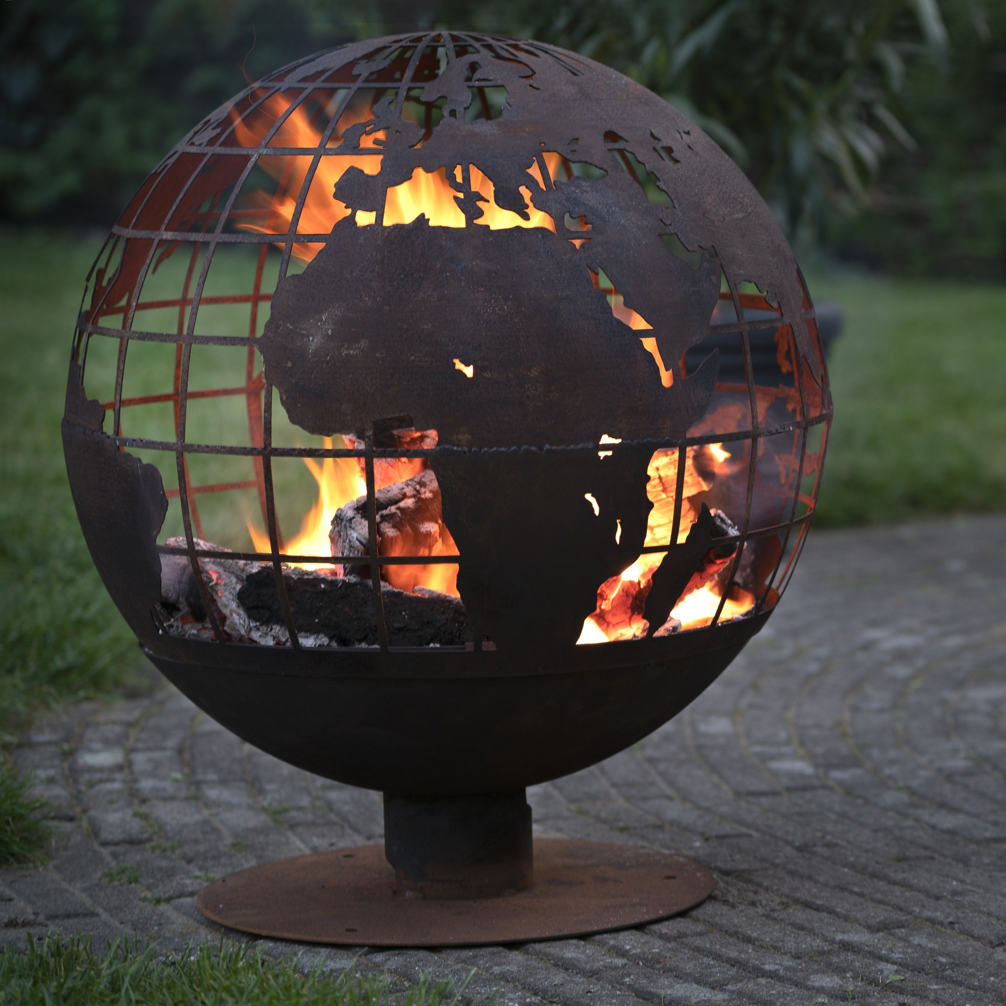 Premium Rustic Fire Sphere - Ultimate Outdoor Centerpiece