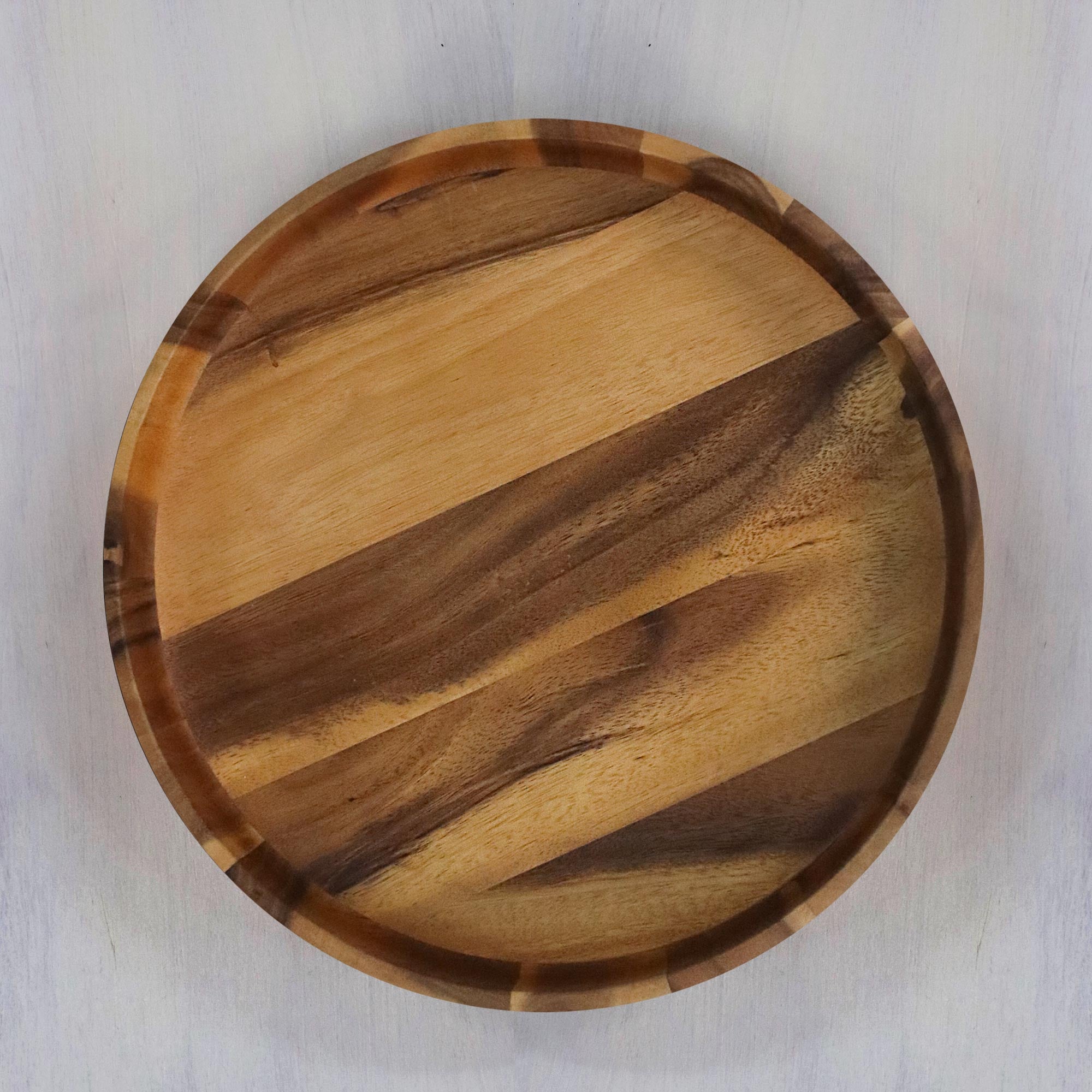 Premium Artisan-Crafted Raintree Wood Serving Bowl - Eco-Friendly & Handmade in Thailand