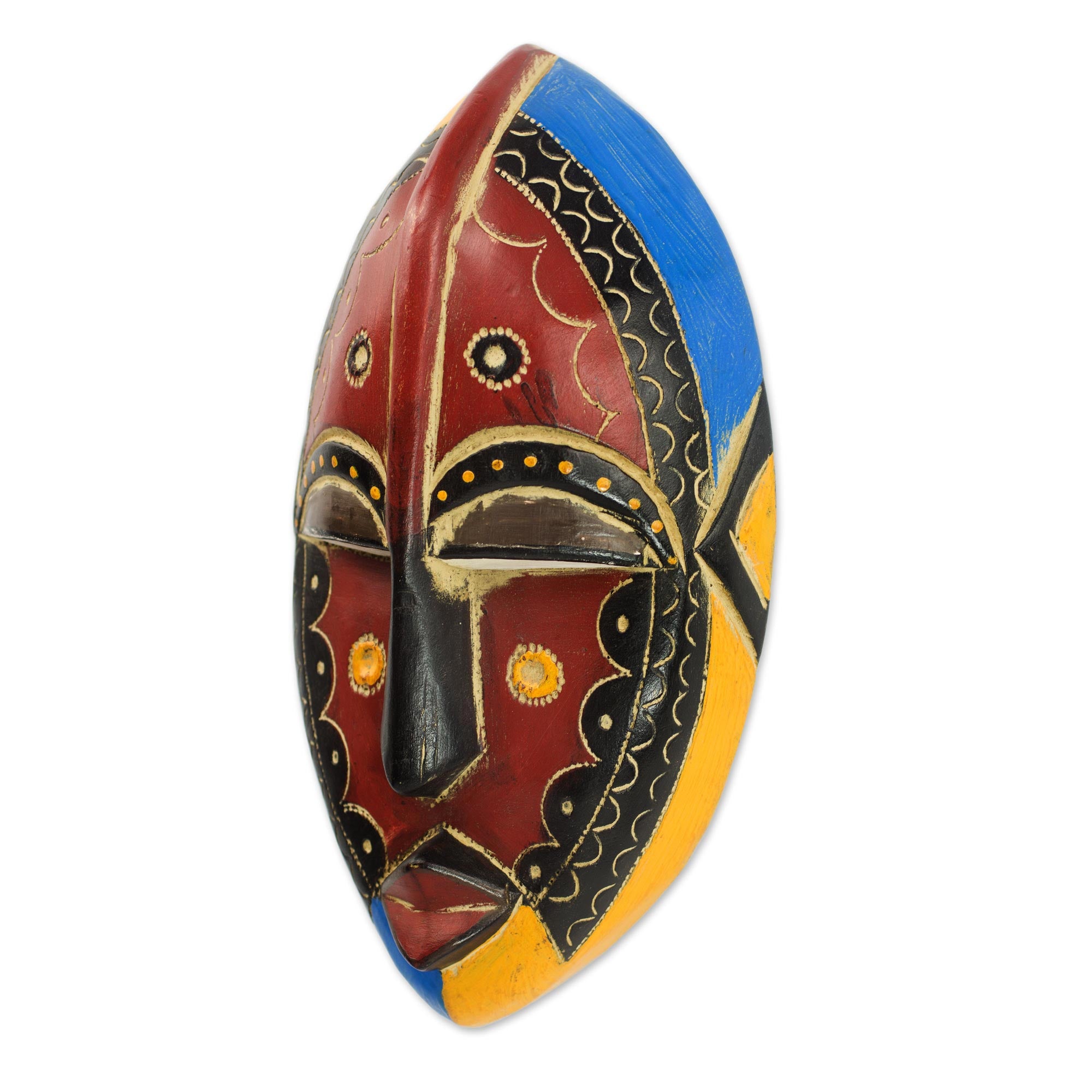 Premium Uzoma African Wall Mask – Handcrafted Artisan Decor