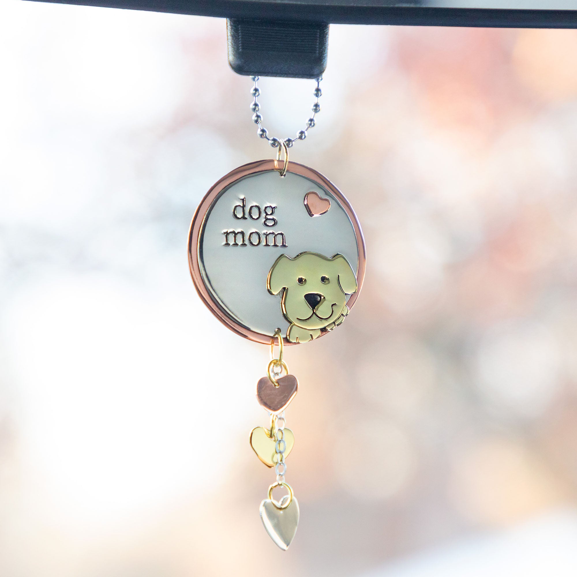 Premium Pet Parent Mixed Metal Car Charm - Ultimate Car Accessory