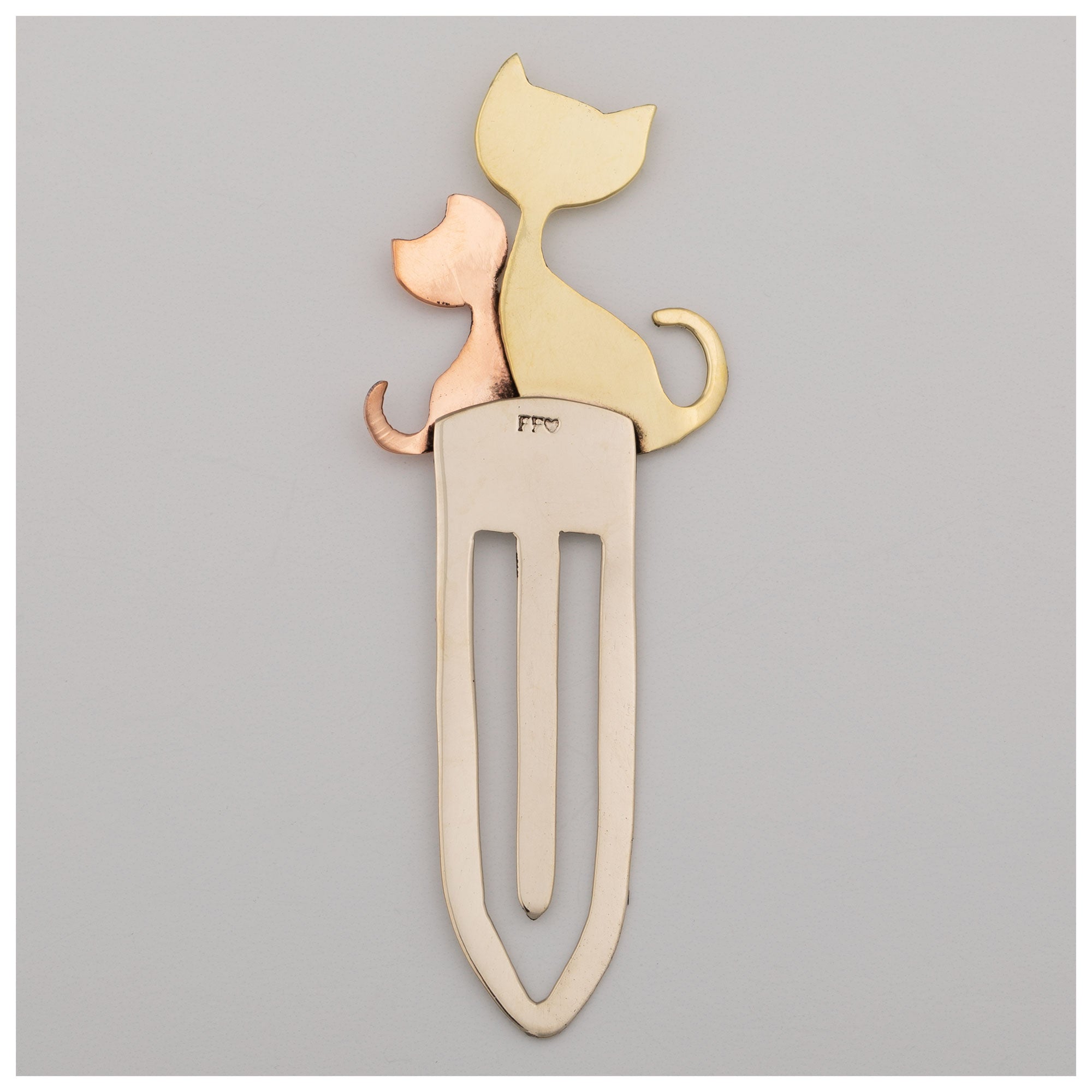 Premium Animal Lover Mixed Metal Bookmark - Ultimate Reading Companion