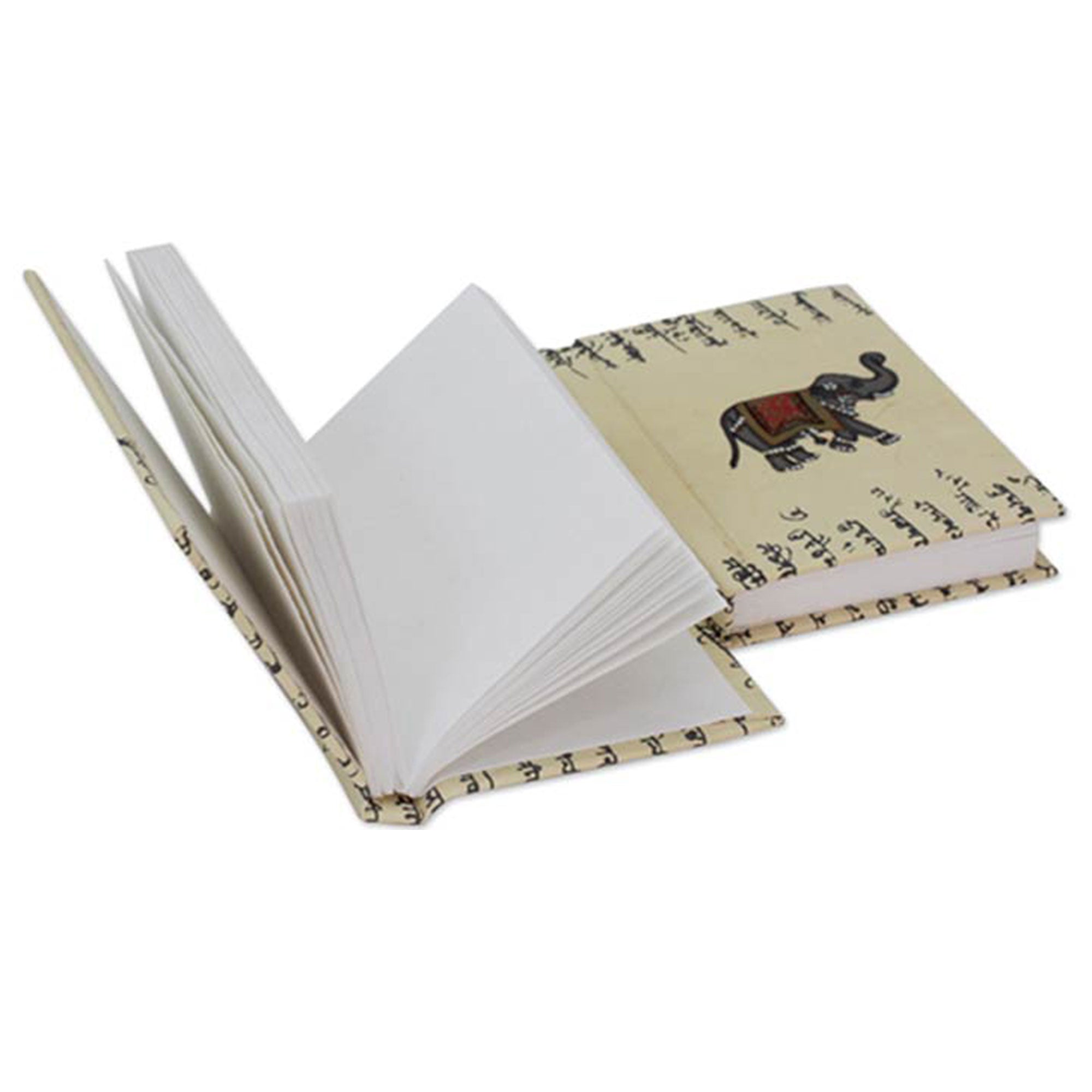 Premium Royal Elephants Handmade Paper Journals - Inspirational Writing Set