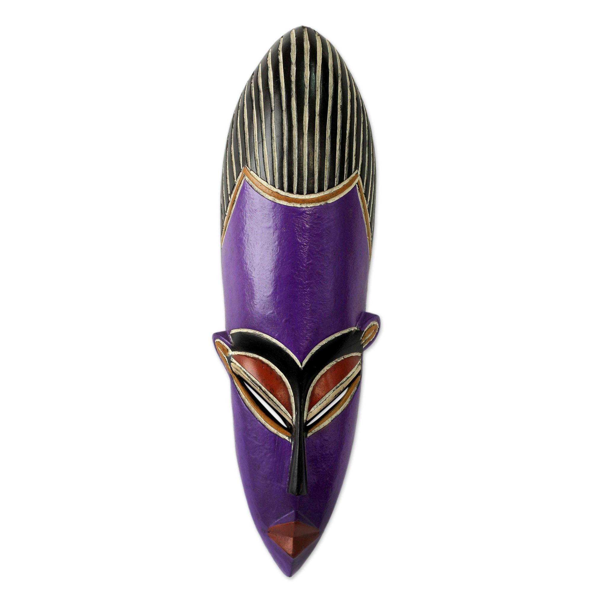 Premium Handcrafted Enigye Happiness African Wall Mask