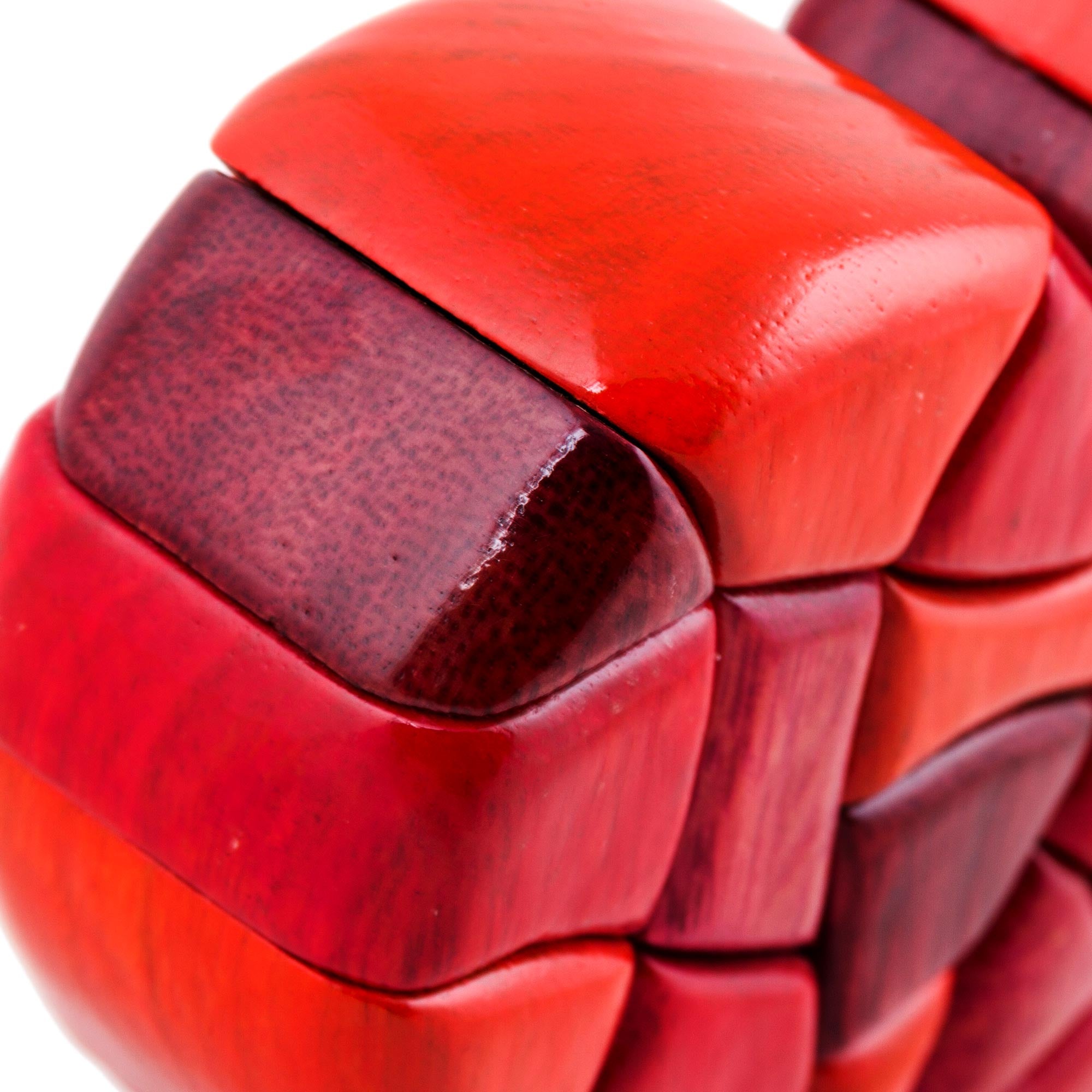 Premium Hand-Carved Love Heart Sculpture - Artisan Crafted in Peru