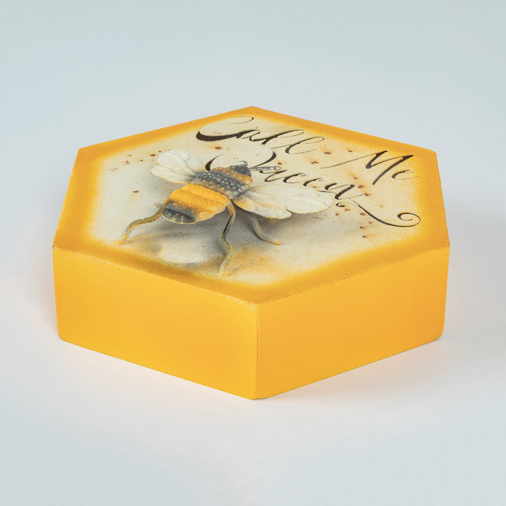Premium Honeycomb Bee Garden Wall Art