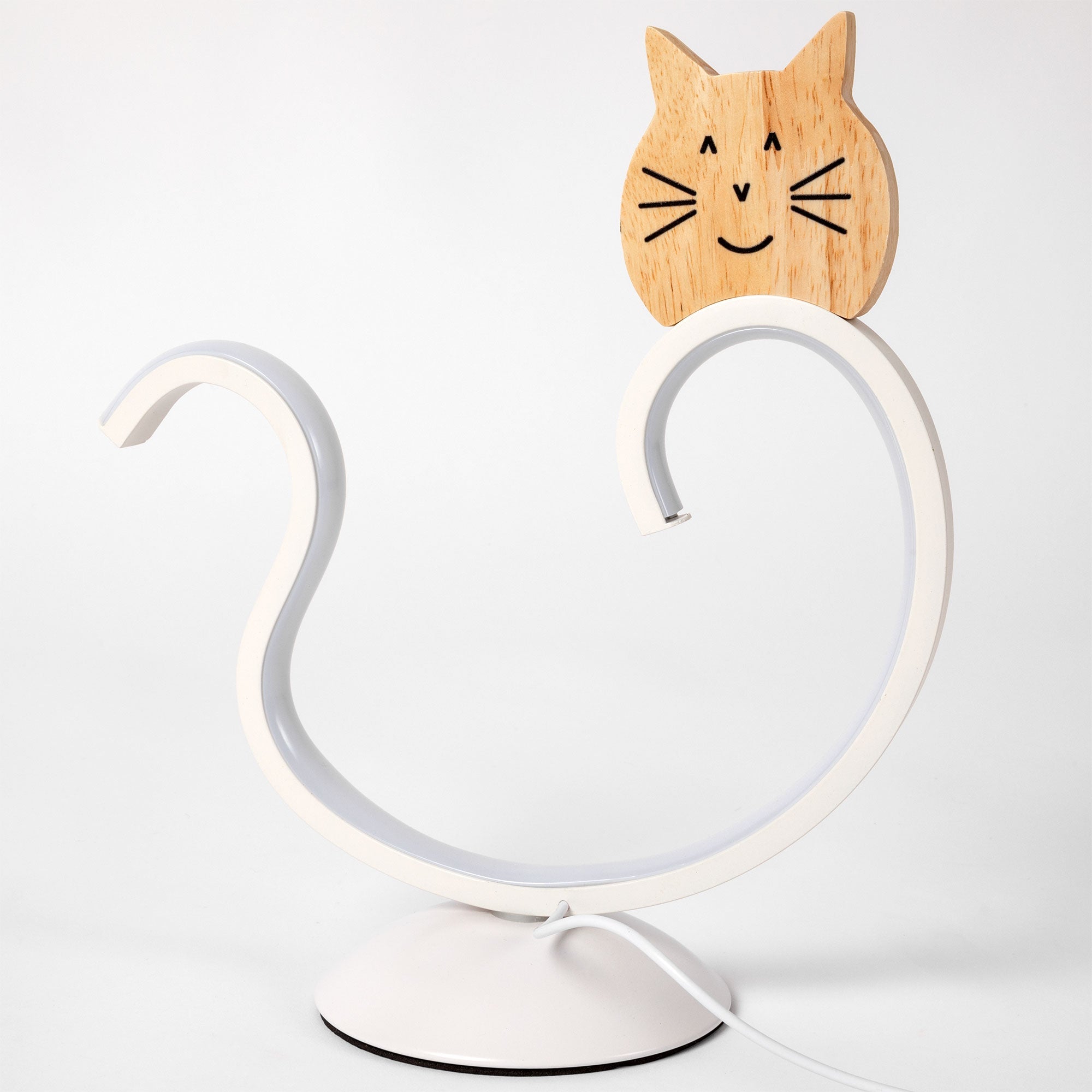 Premium Curvy Kitty Table Lamp - Ultimate Mood Lighting