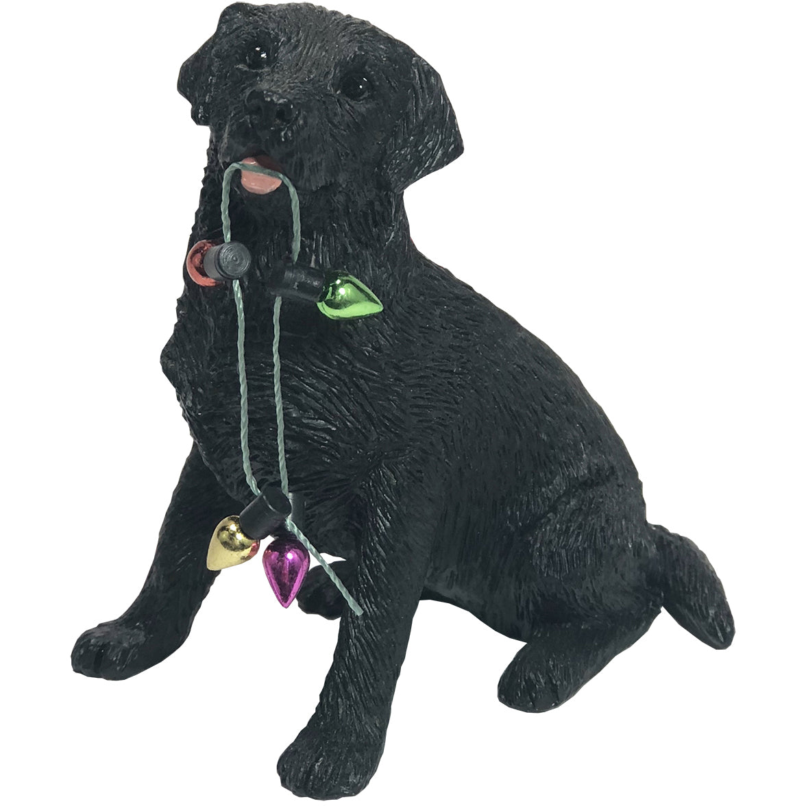 Premium Black Labrador Retriever Christmas Ornament - Handcrafted Holiday Decor