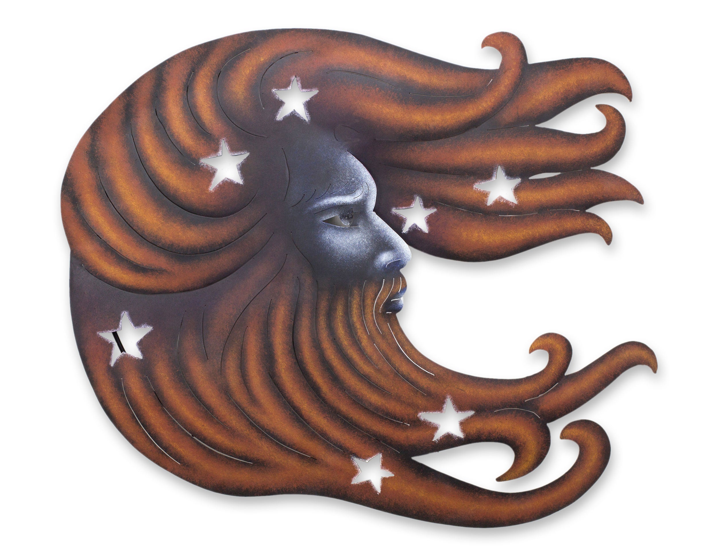 Premium Father Night Handcrafted Steel Wall Sculpture