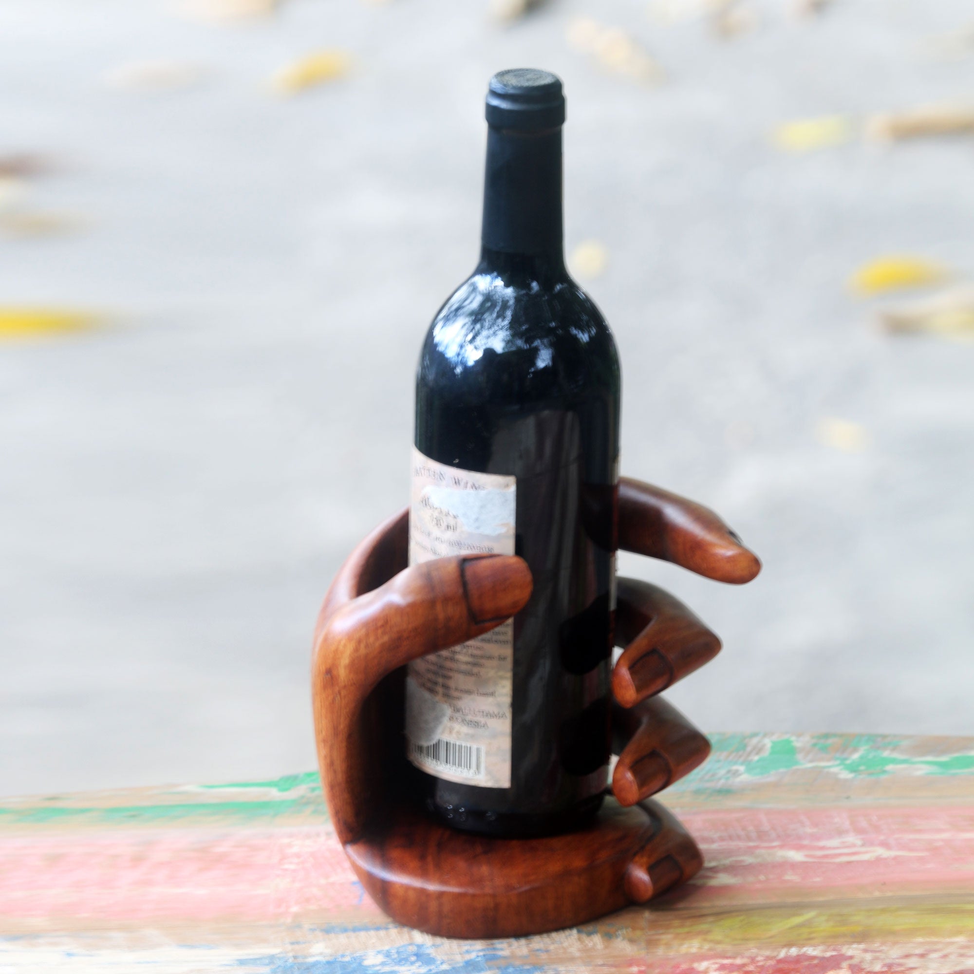 Premium Hold Me Wine Bottle Holder – Handcrafted Elegance