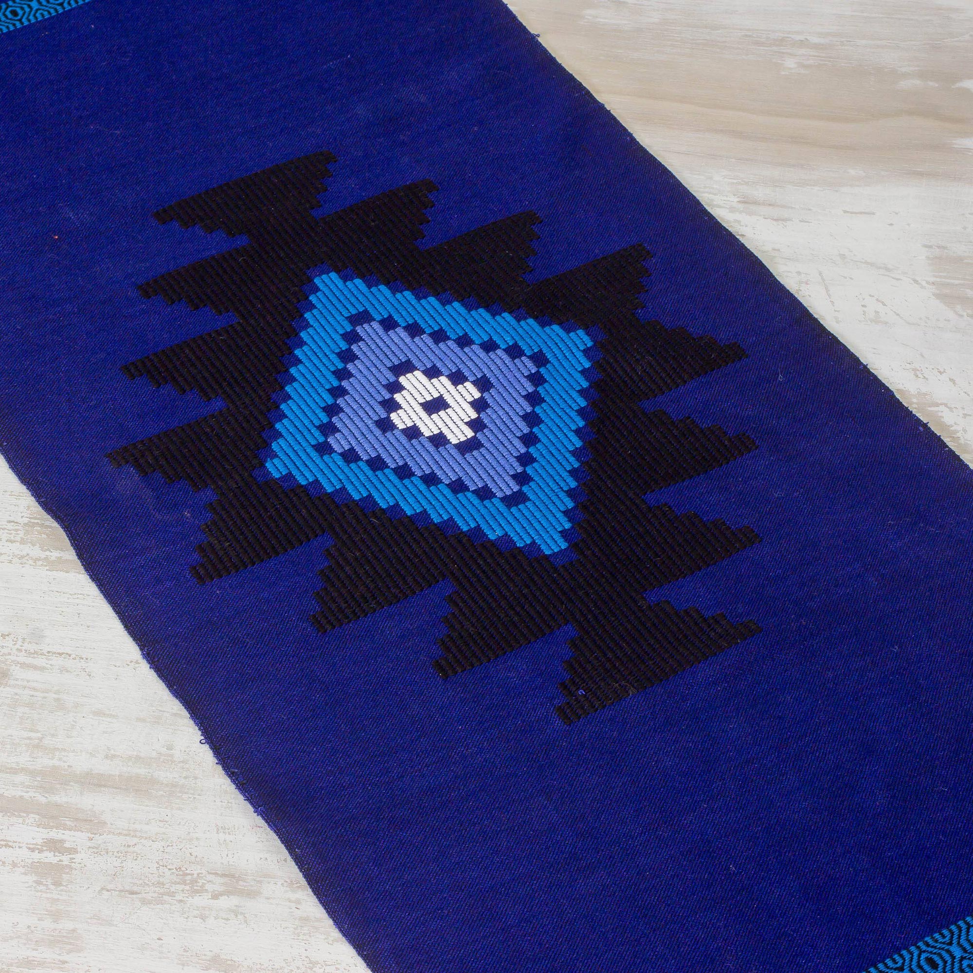 Premium Totonicapan Sun Cotton Table Runner – Handwoven Artistry