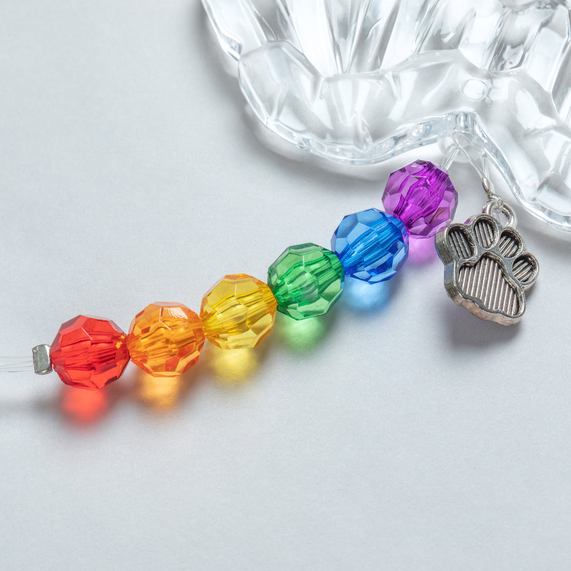 Premium Rainbow & Paws Memorial Ornament