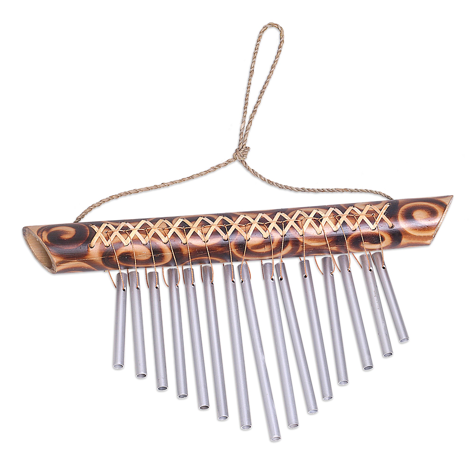 Premium Seaside Dancer Bamboo Wind Chime - Handmade in Bali