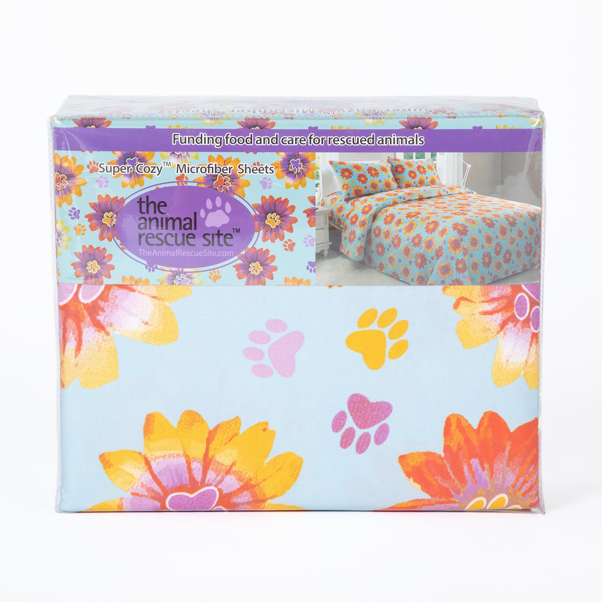 Premium Retro Paws Microfiber Luxury Sheet Set